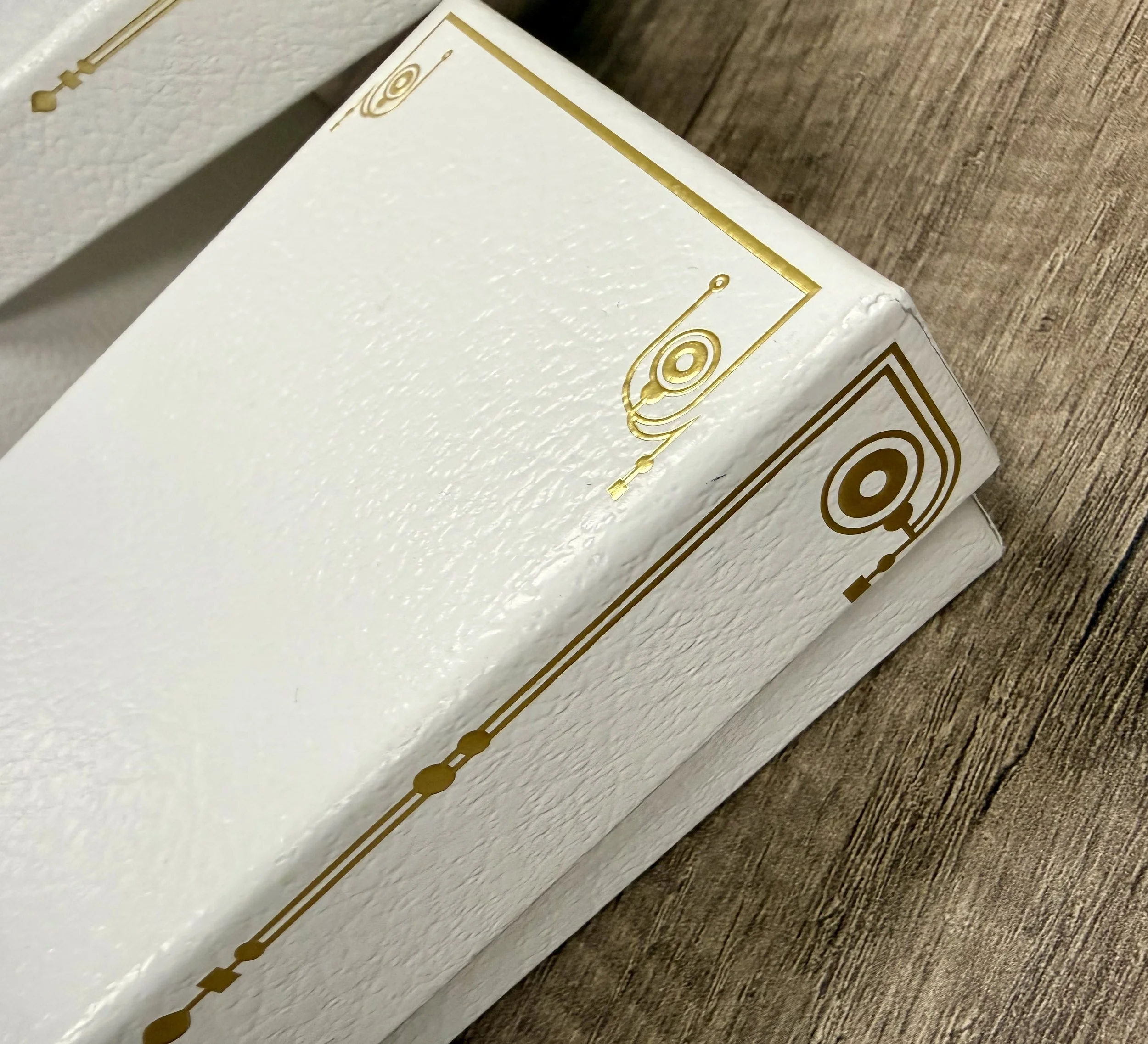 Rigid Box with Metallic Foil accents for Violet Flames Chocolate