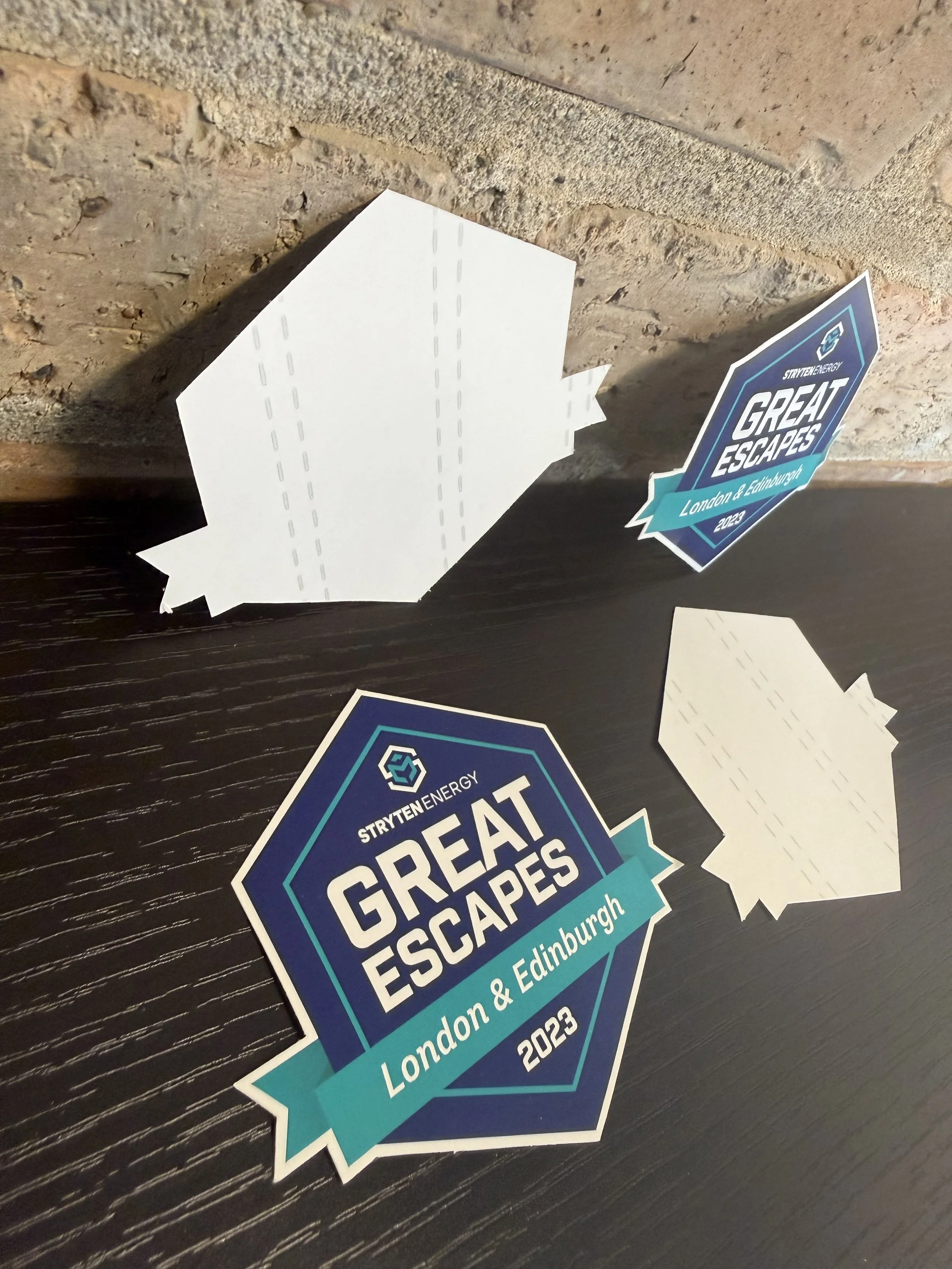 Die Cut Signage for Great Escapes