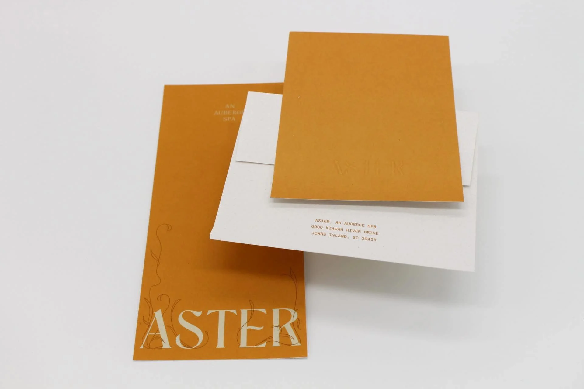 Custom Stationery and Brochure for the Aster Hotel