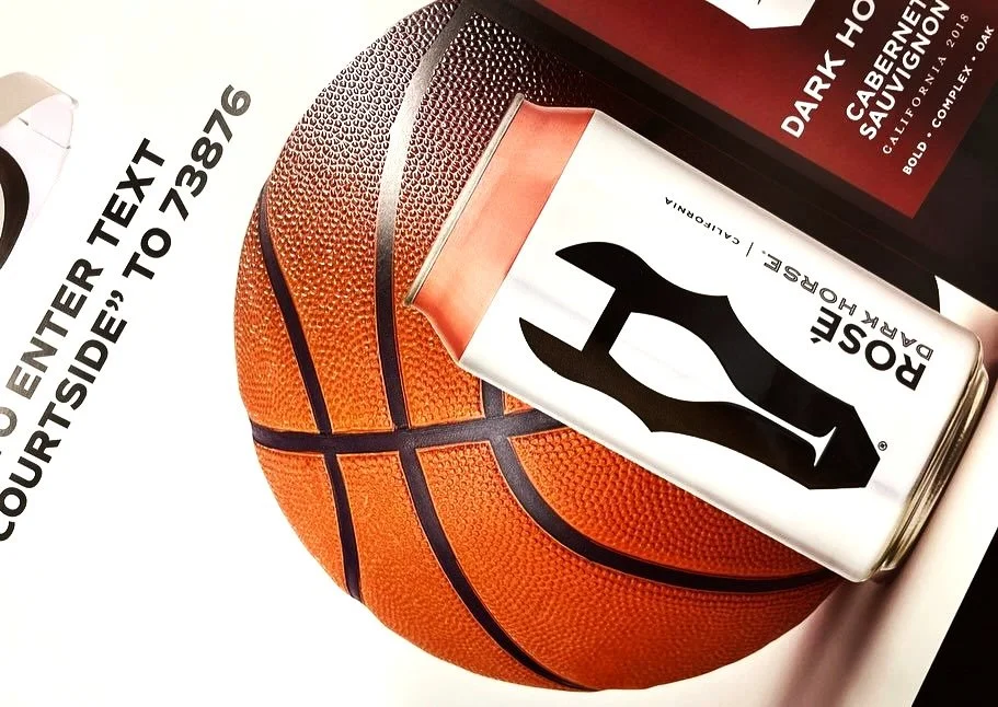 LuxFX Raised UV Coating Printed over a Basketball Poster to show realistic texture