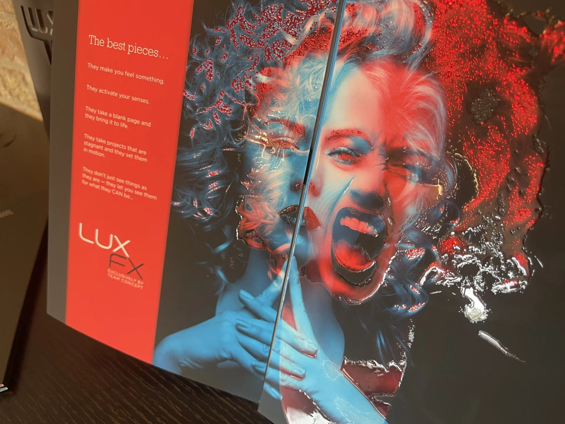 LUXfx Exclusively at TEAM Concept Printing Brochure
