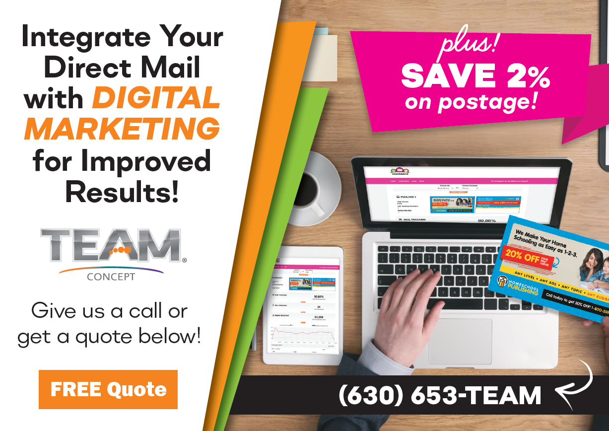 Save 2% on Postage with TEAM Direct Mail Campaigns