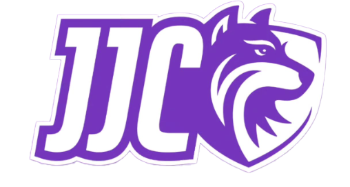 Joliet Junior College Logo Purple and White