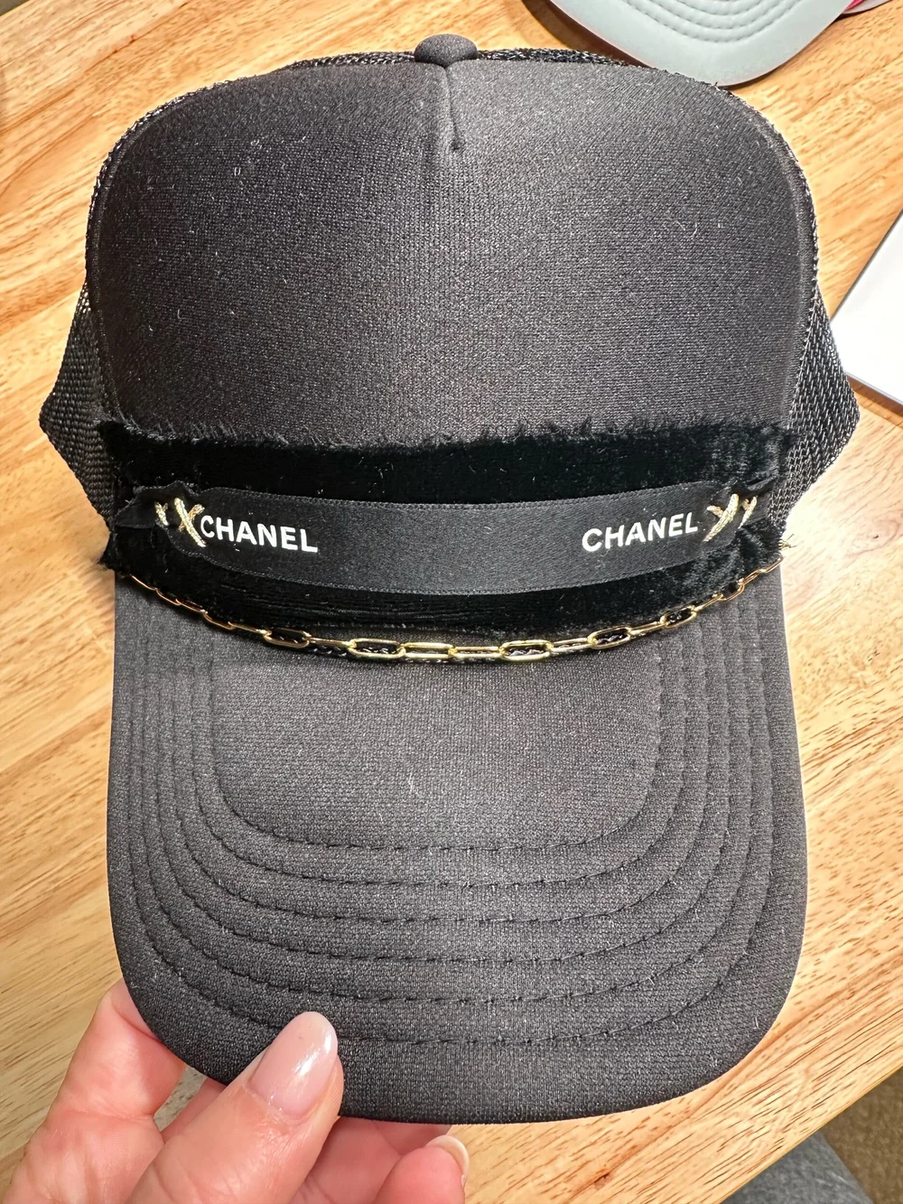 Black Chanel Trucker — Kalico Queen Boutique