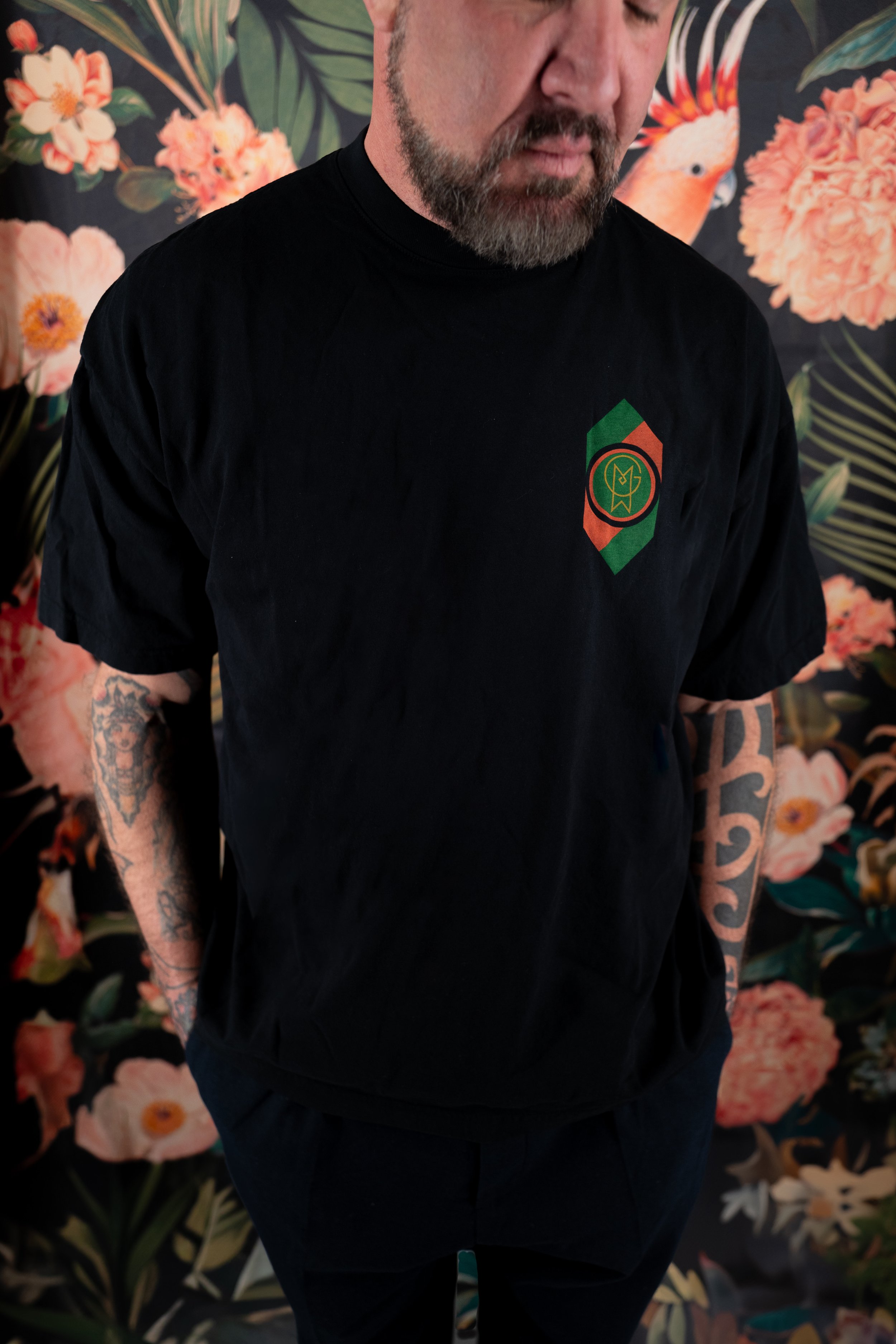 Black GMW Logo Tee