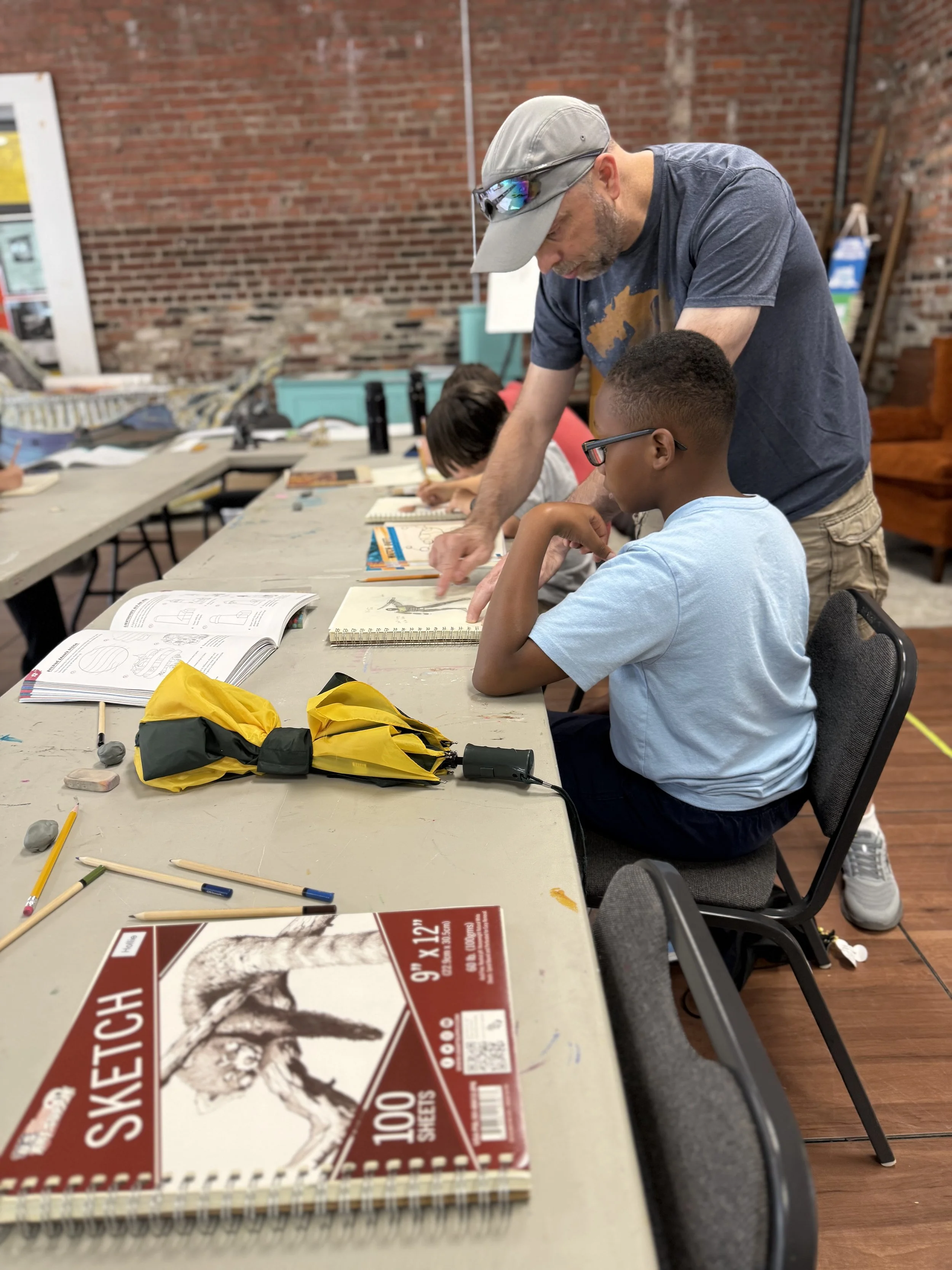 10 Week! Teen Art Club: Comic Art (ages 11-18) Tuesdays 6:30-7:30