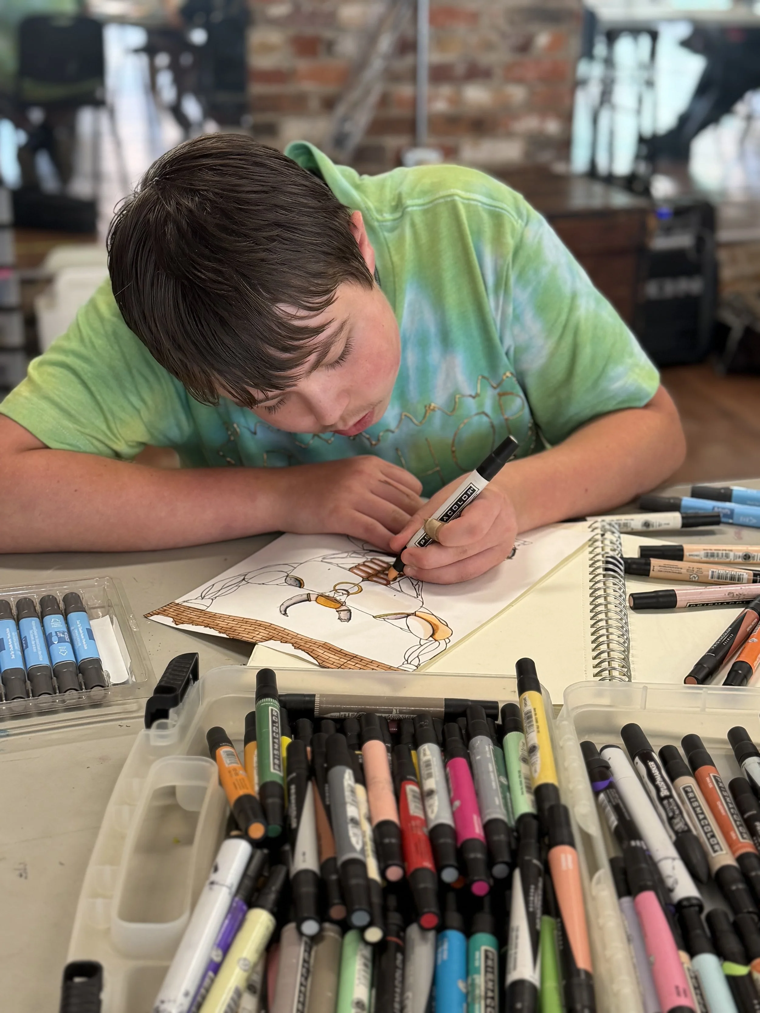 Teen Art Club: Drawing (Ages 11–18) Tuesdays 4:30–5:30
