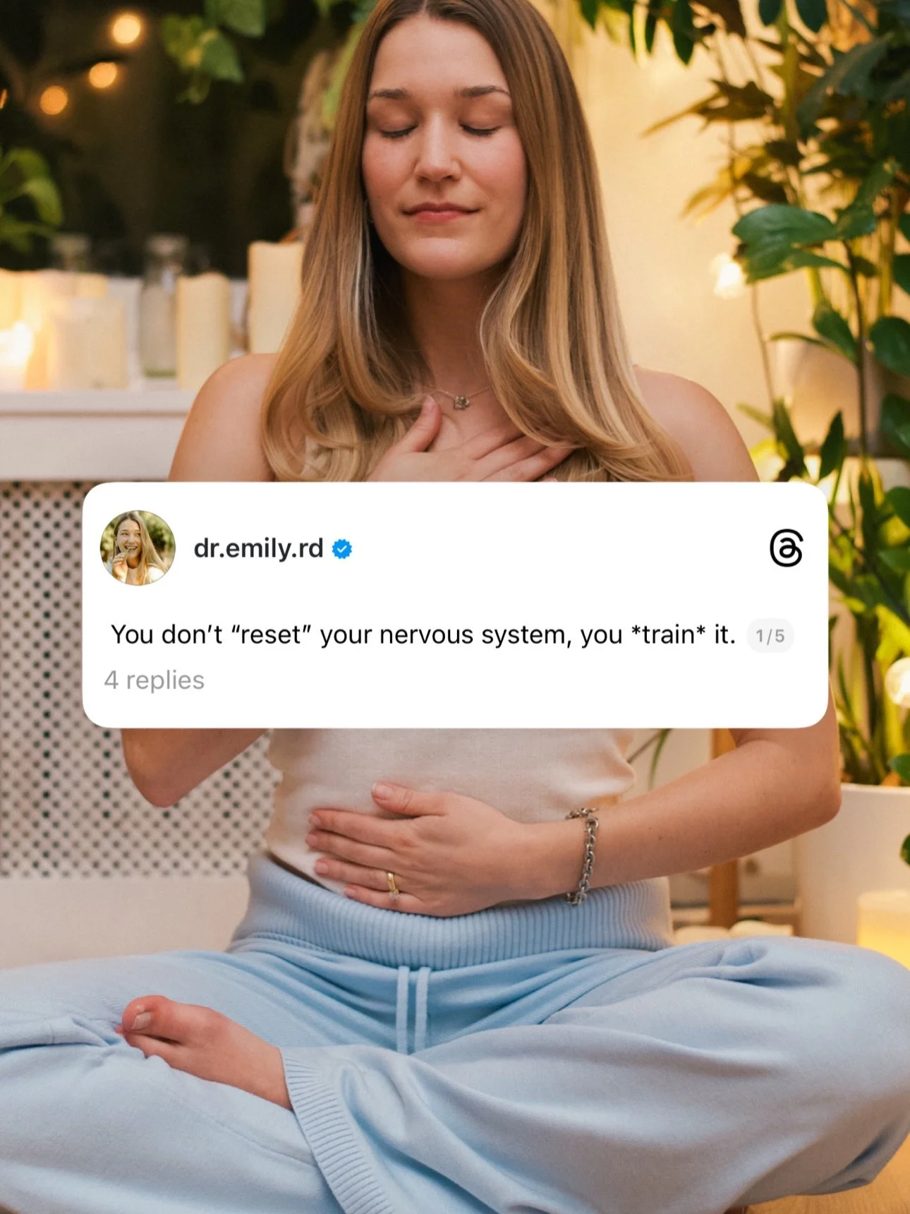 It&rsquo;s all about gentle consistency - what can you do to help settle your nervous system this week?

#digestivehealth #nervoussystem #nervoussystemregulation #guthealth #slowliving