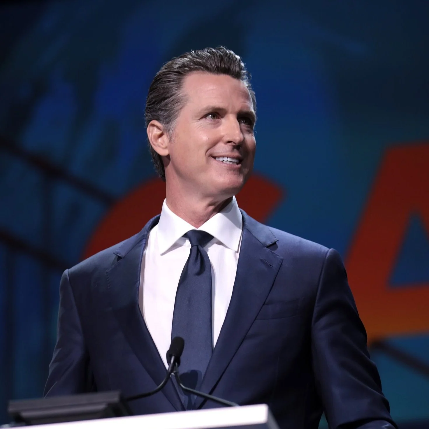 Photo of California Governor Gavin Newsom at the G4 Summit