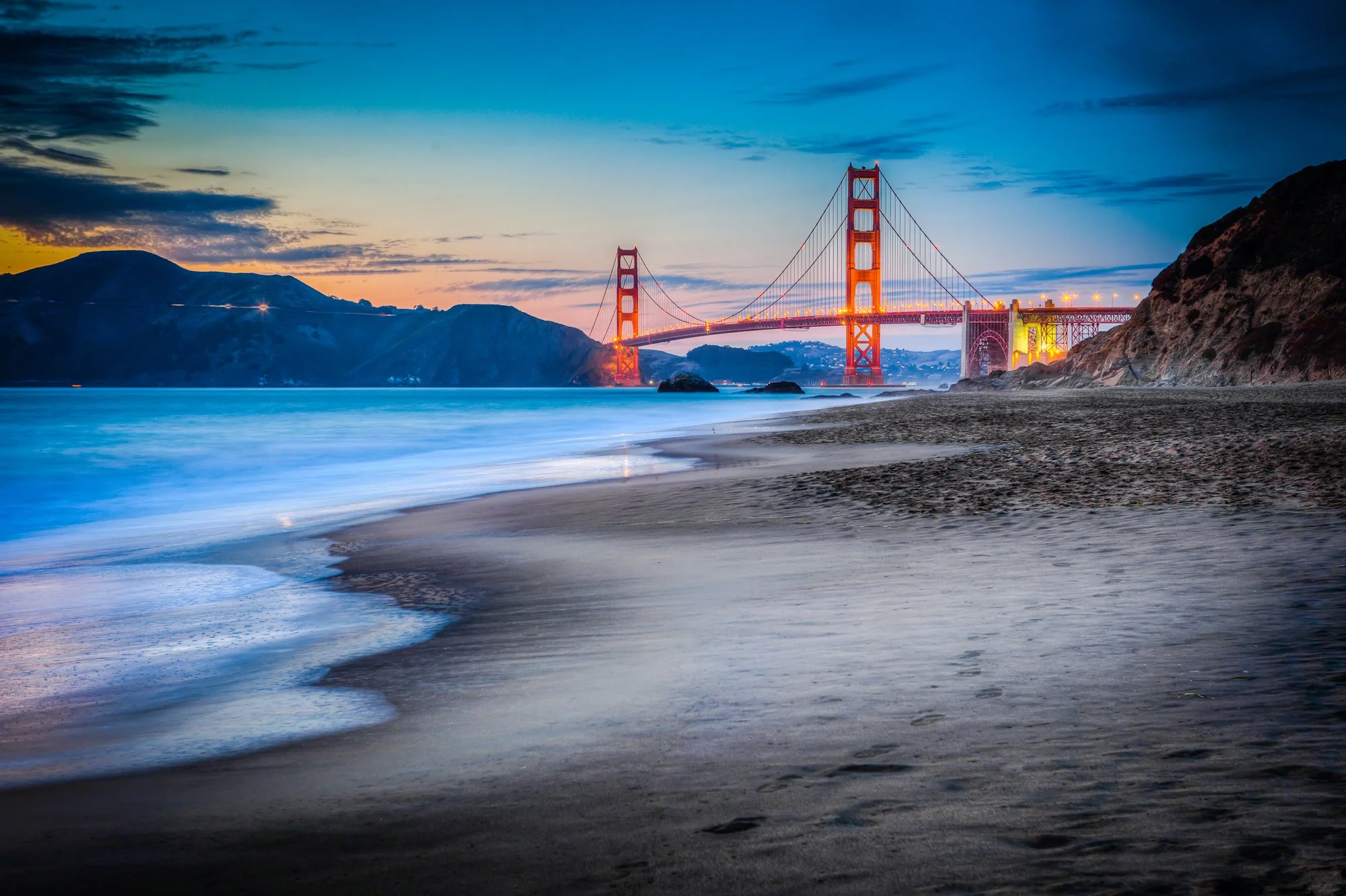 The Golden Gate Bridge in San Francisco, California