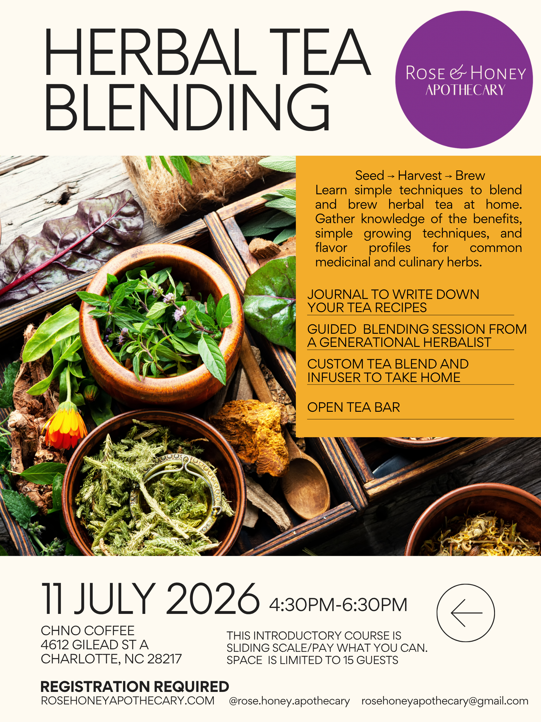 Herbal Tea Making Class
