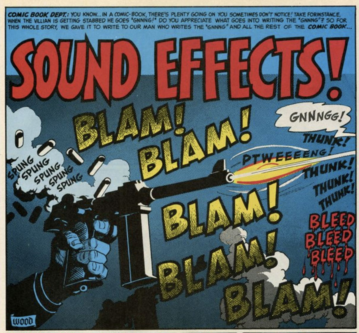 SOUND EFFECTS! by Wally Wood and Harvey Kurtzman