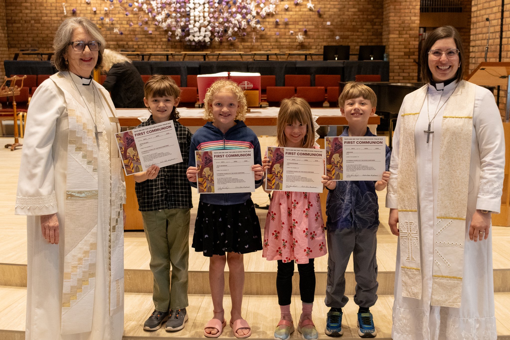 First Communion Class and March Foundation Grants!