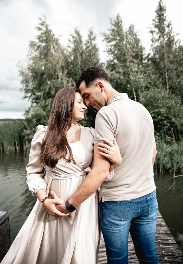 samen met je liefde op de foto