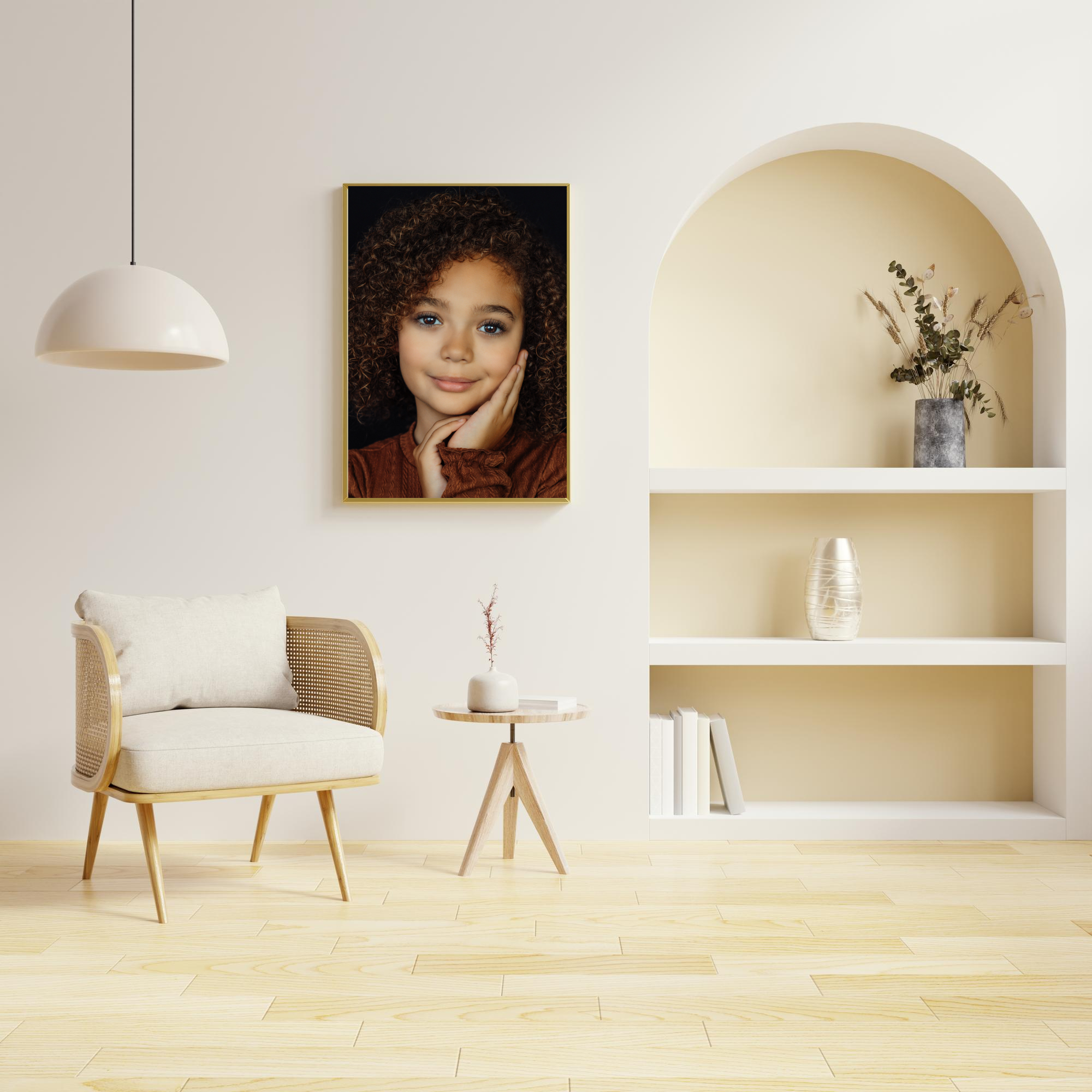 trots ben ik als ik mijn foto's aan de muur zie hangen