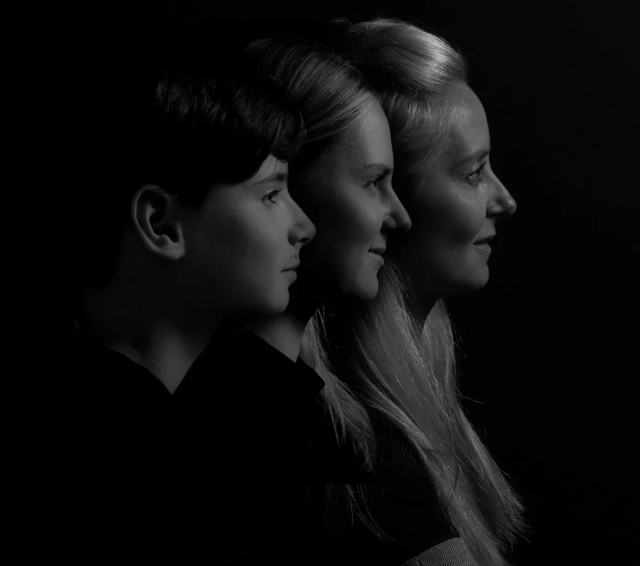 samen met mijn kinderen op de foto voor een generatieportret