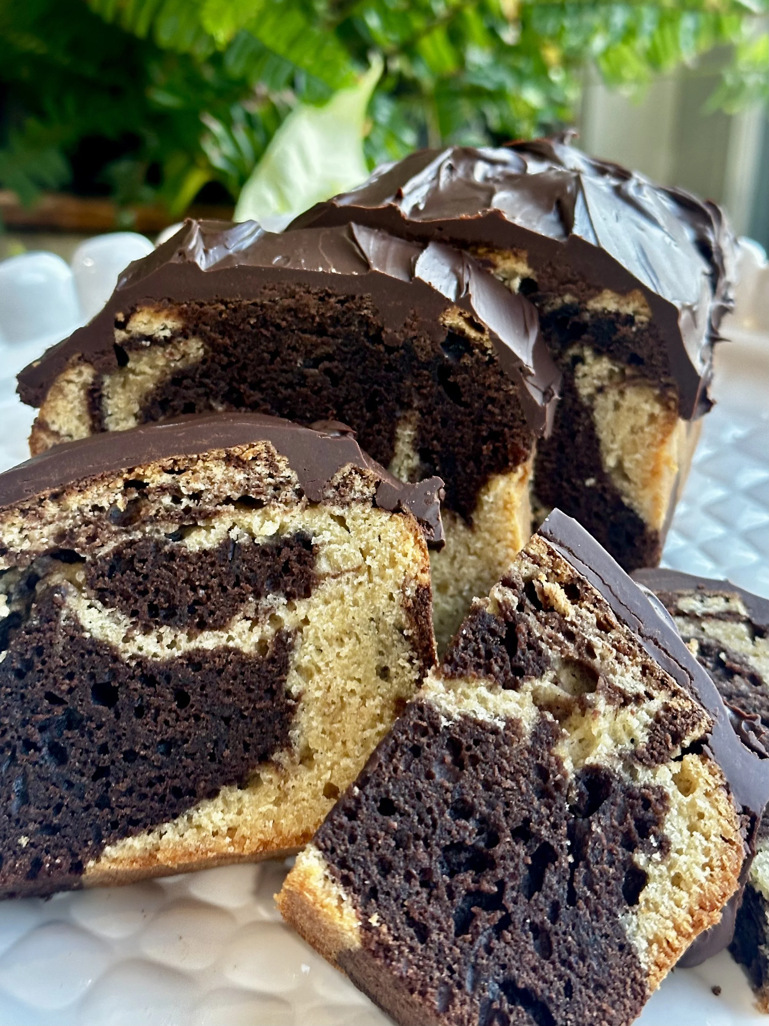 Chocolate Marble Loaf Cake