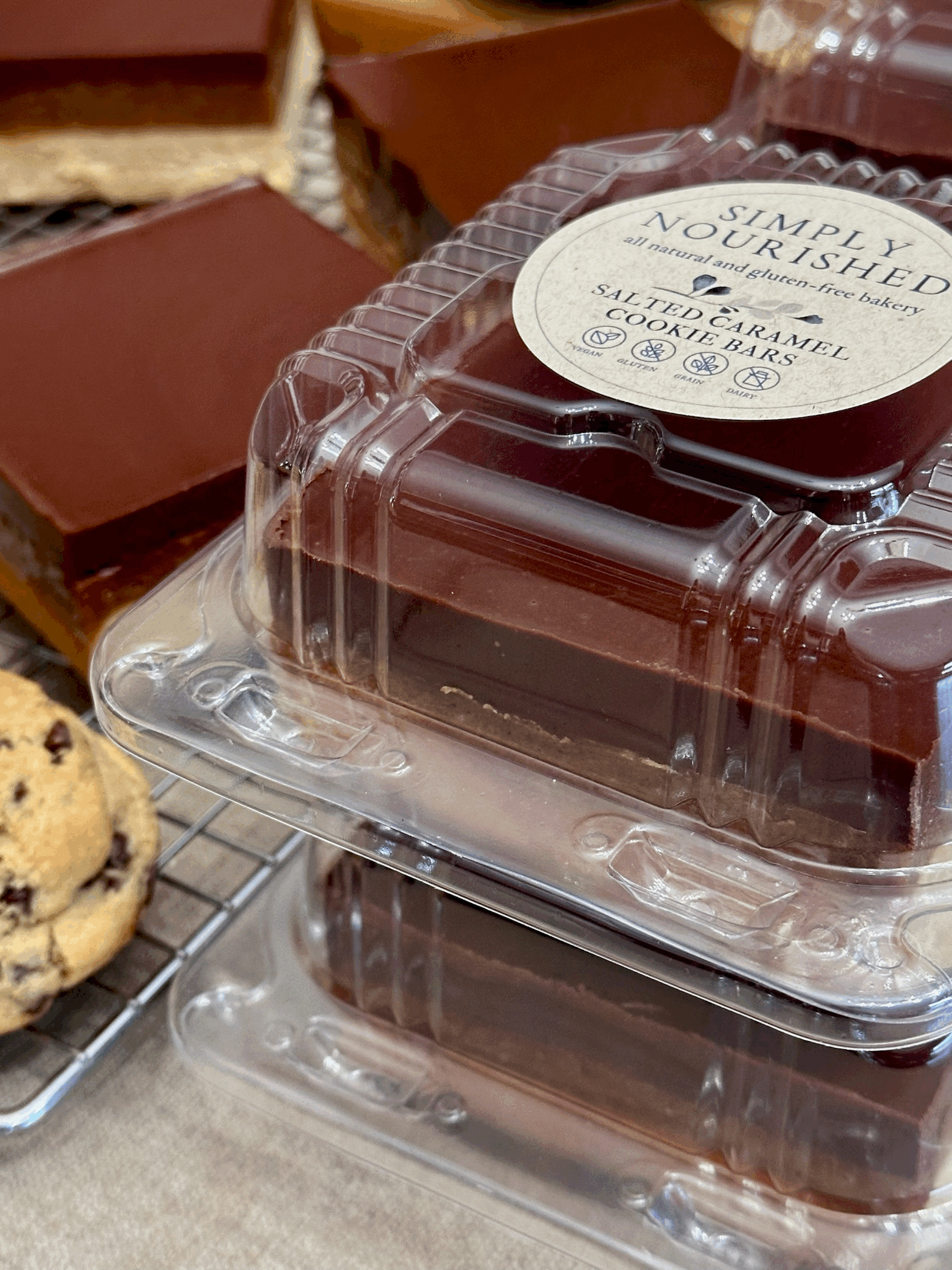 Salted Caramel Cookie Bars