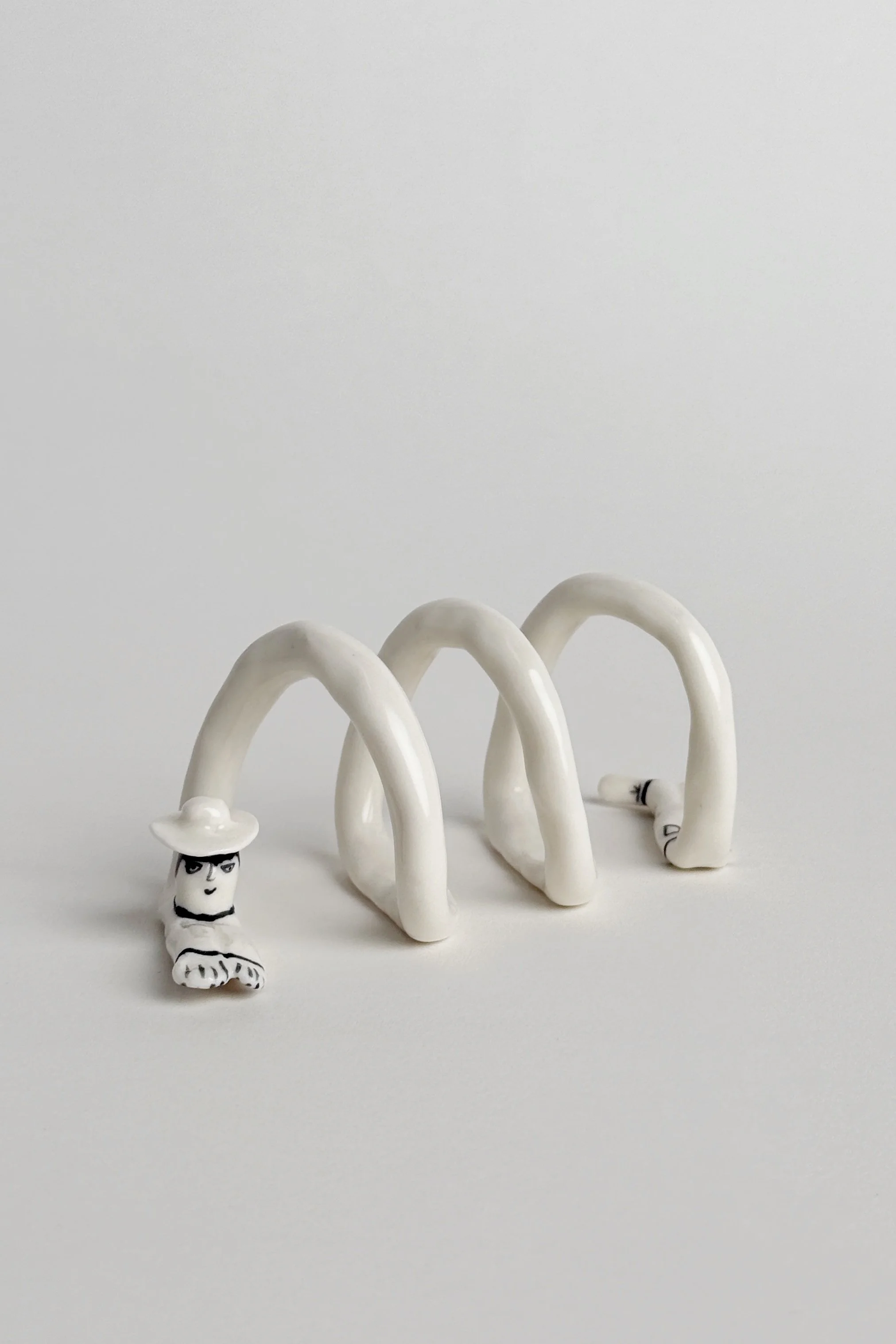 Toast Rack Guy with Hat