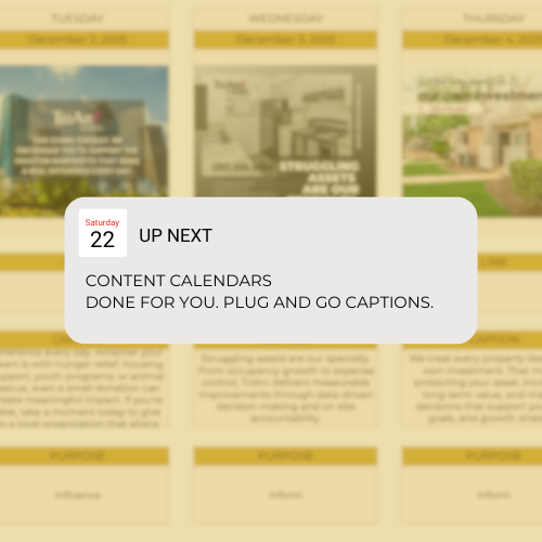 Essentials Content Calendar