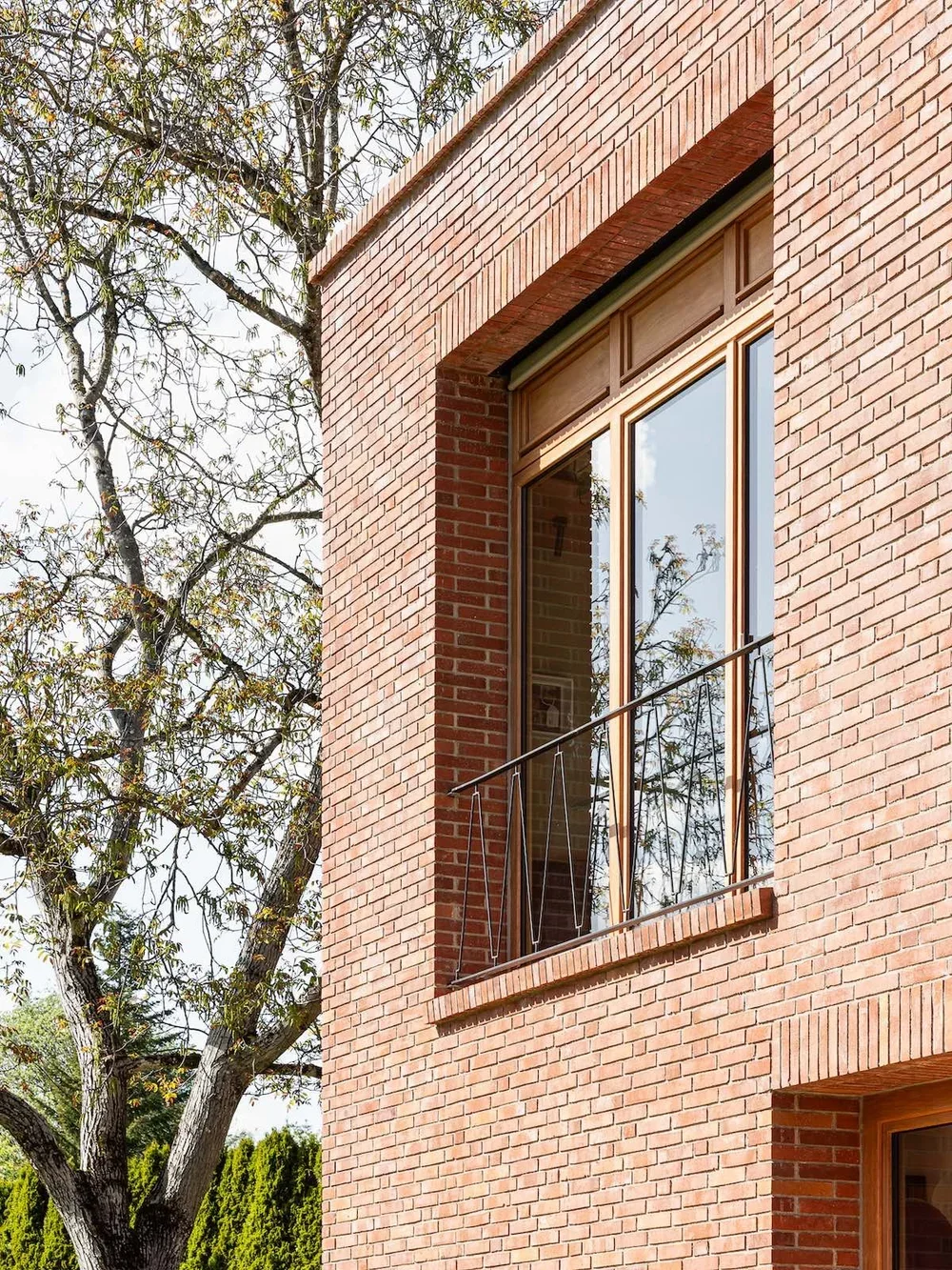 3G1 Architektur Atelierhaus feldafing Ziegelbau Neubau Bungalow generationengerecht Wohnen und Arbeiten