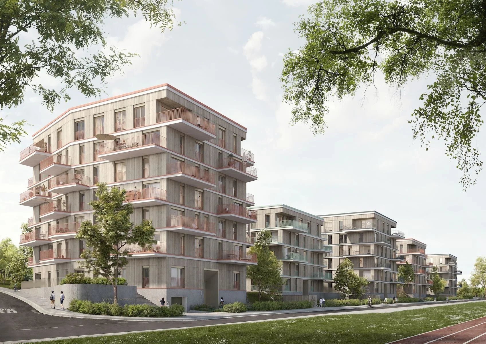 Quartiersentwicklung MehrTiergarten Pforzheim – mehrgeschossige Wohngebäude in Holzhybridbauweise