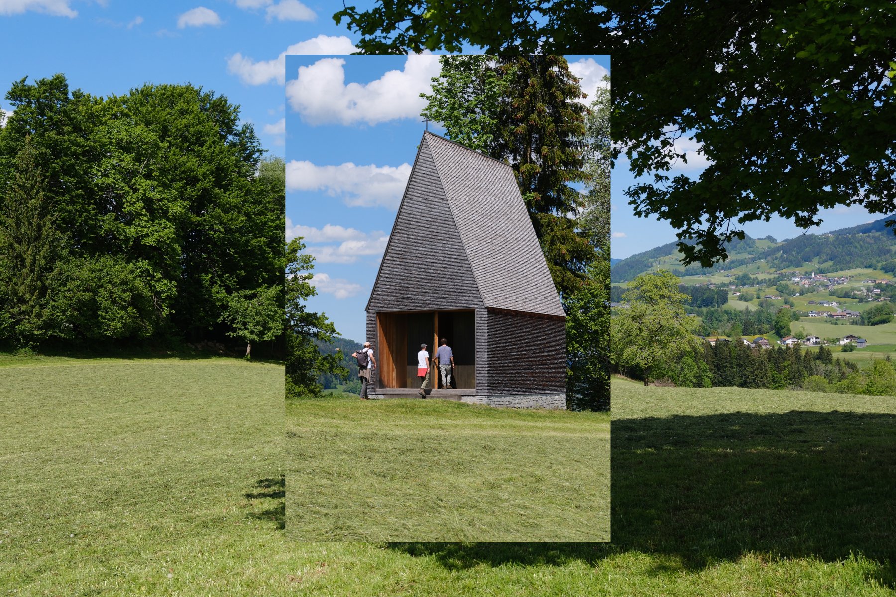 3G1 Architektur Exkursion Vorarlberg Vaduz Landschaft Kapelle