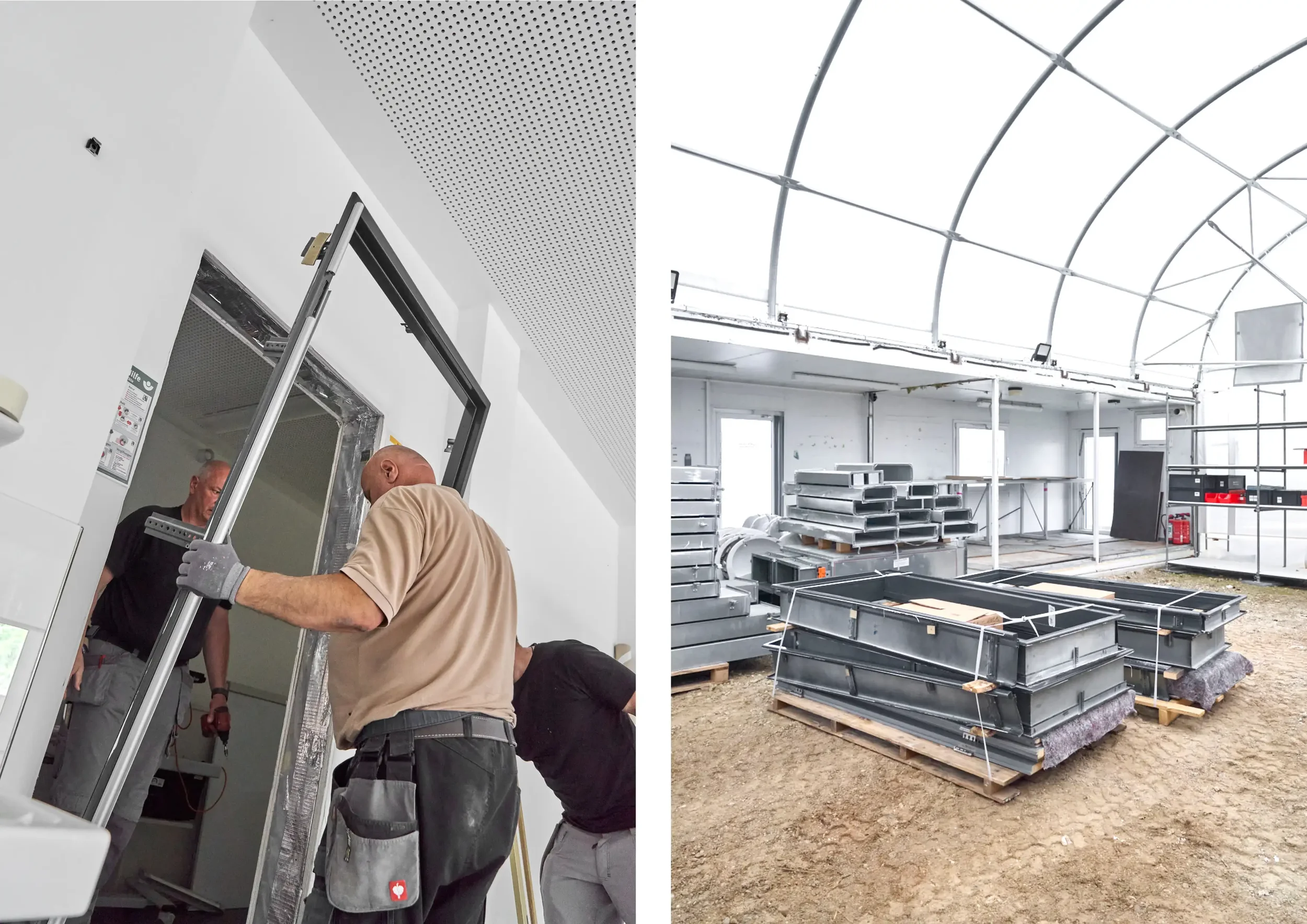 Ausbau → 89 Innentüren mit Umfassungszargen