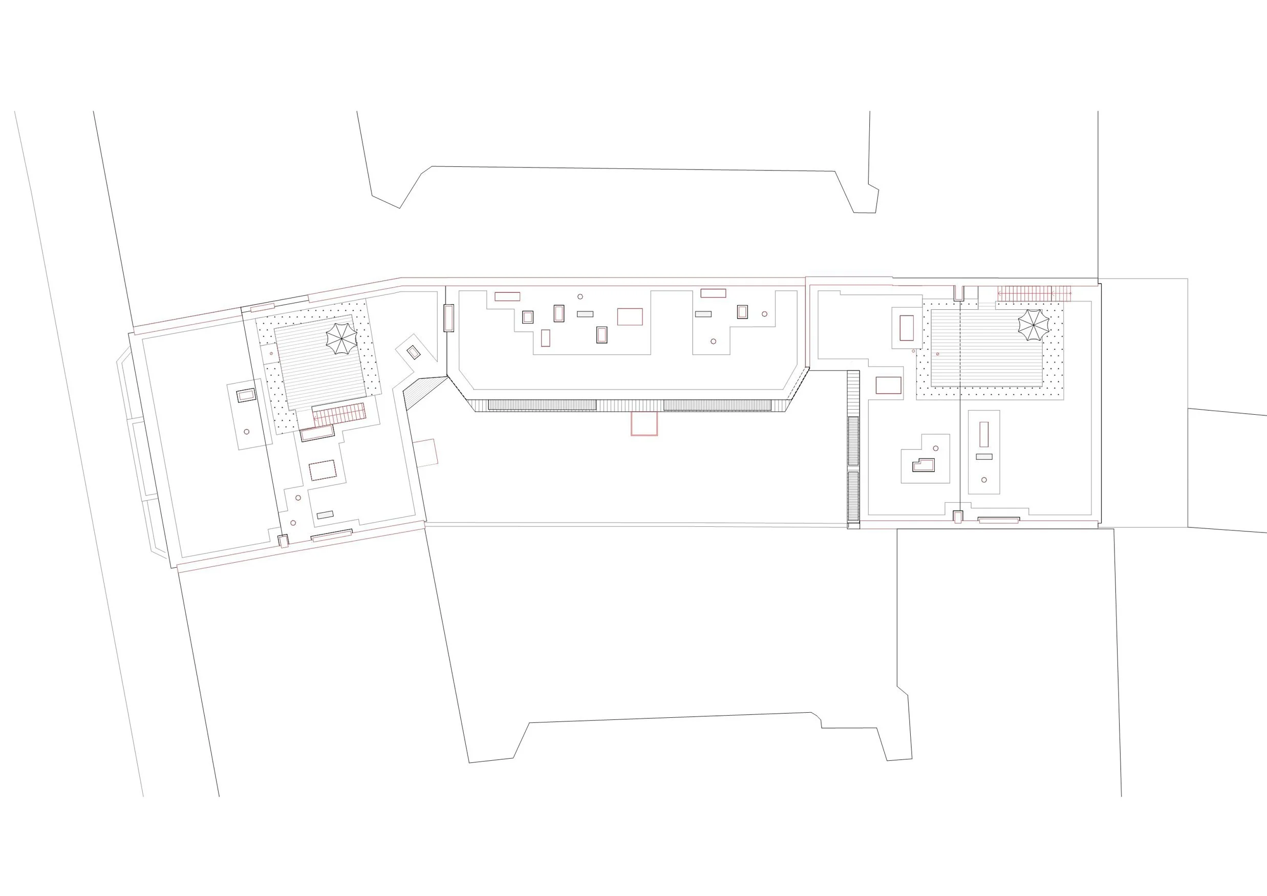 Grundriss Dachterrassenebene