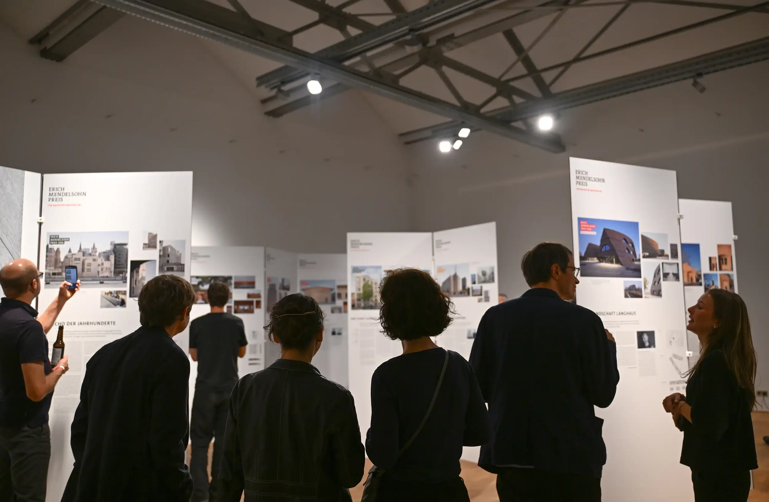 Ausstellung auf der Preisverleihung des Erich-Mendelsohn Preis für Backsteinarchitektur