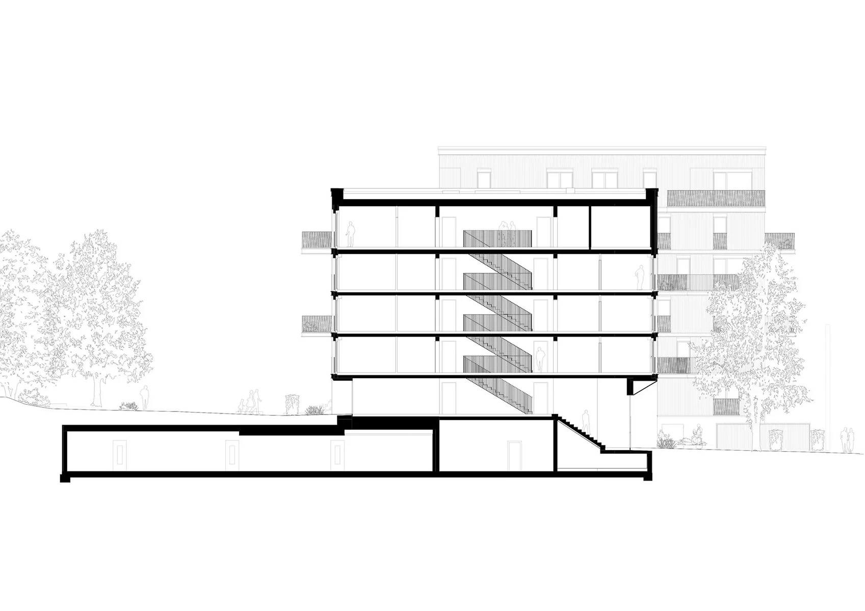 3G1 Architektur – Quartiersentwicklung MehrTiergarten Pforzheim, Wohnungsbau Holzhybridbauweise, 156 Wohnungen