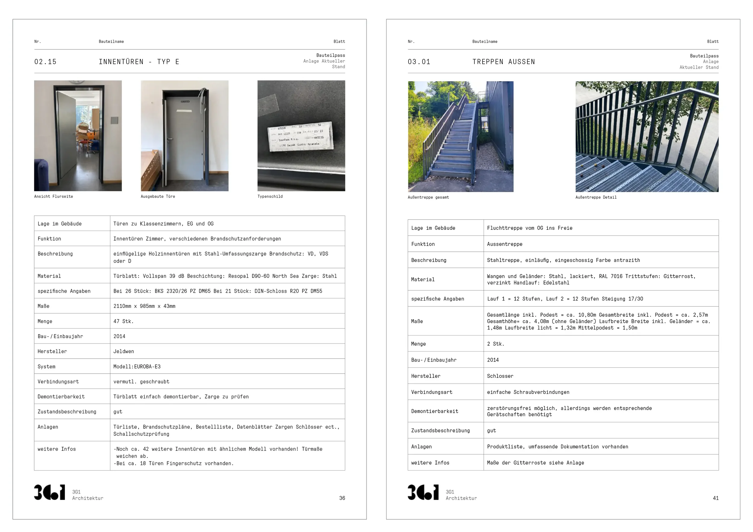 Analyse → Bauteilkatalog