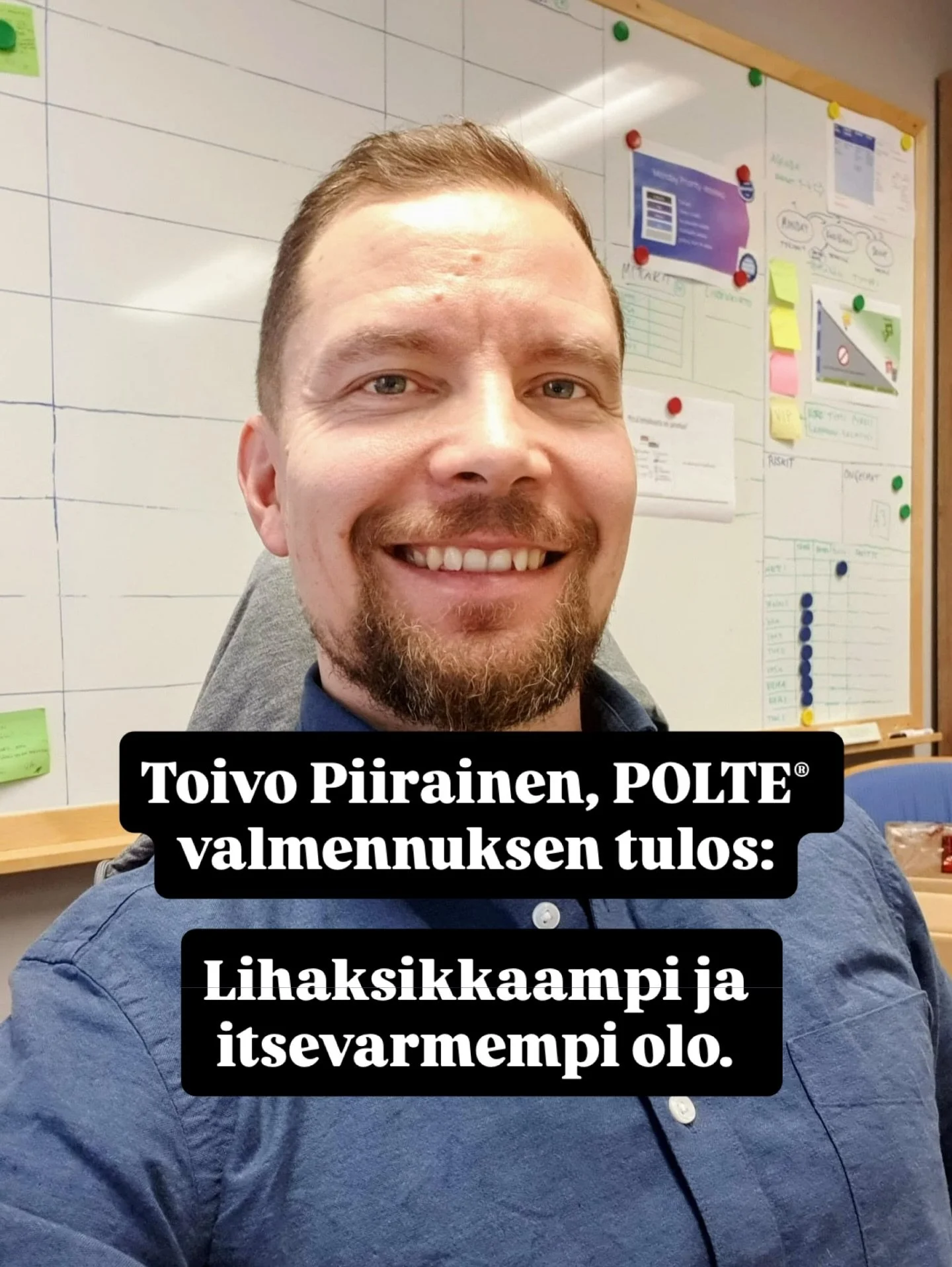 Toivo @piirainentoni kertoo, mit&auml; POLTE&reg;-valmennus muutti h&auml;nen el&auml;m&auml;ss&auml;&auml;n:

&rdquo;L&auml;hdin POLTE&reg;-valmennukseen tavoitteenani nostaa energiatasoja ja muuttaa fysiikkaa lihaksikkaammaksi. 

Olen taustaltani k