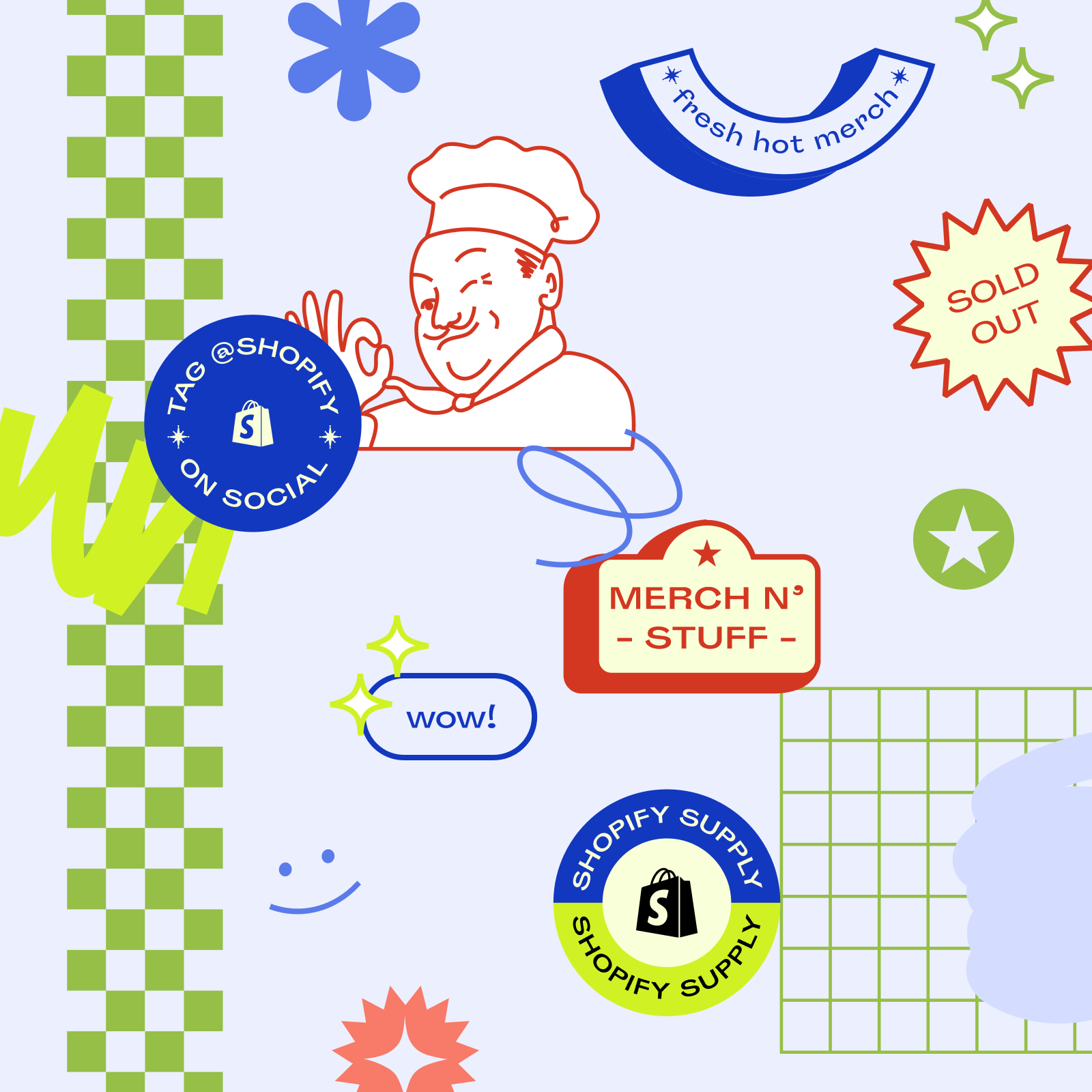 Various graphics and shapes