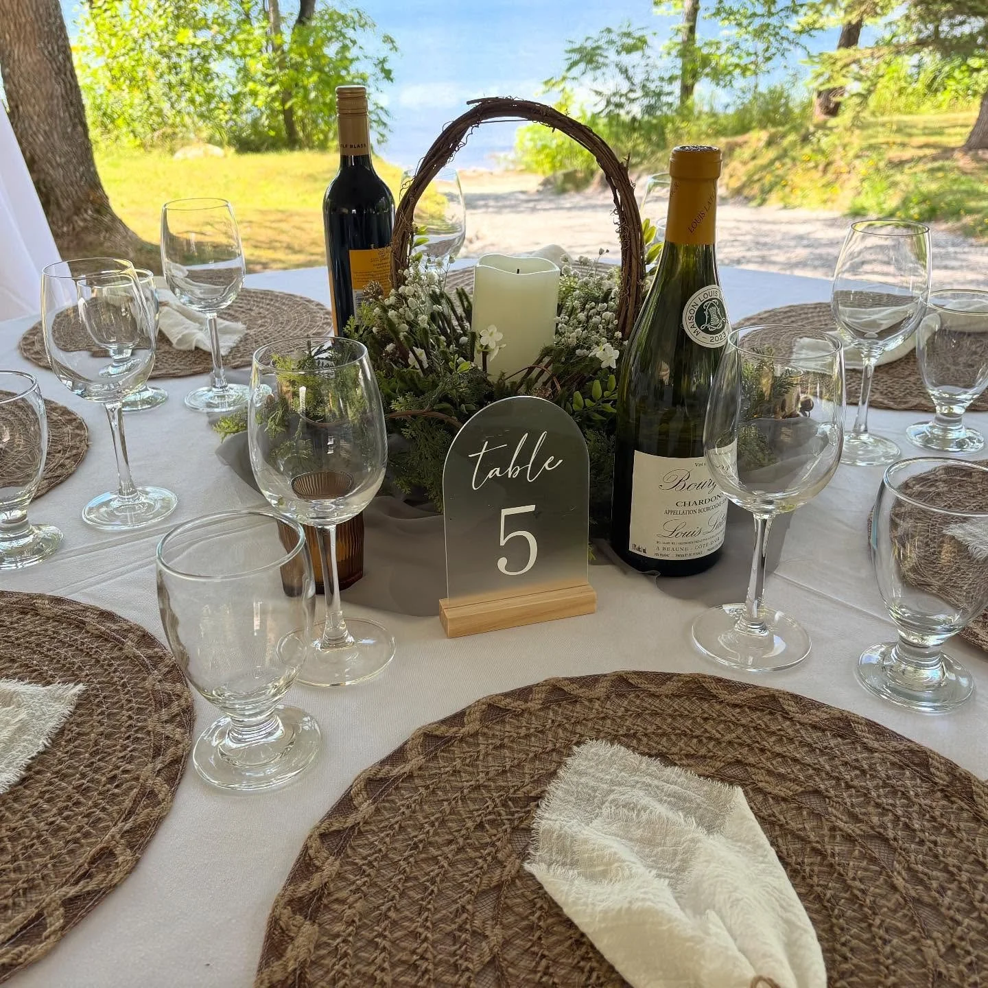 Congratulations to Joanna &amp; Nick 💕 What a beautiful weekday wedding; perfect weather, perfect location, perfect company. Cheers! 🥂