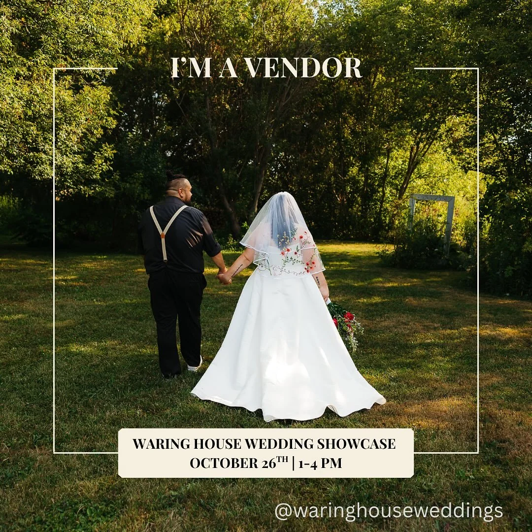 We&rsquo;ll be attending this year&rsquo;s Wedding Open House hosted by @thewaringhouse on Sunday, October 26th from 1pm to 4pm! Exciting new things coming, and looking forward to kicking off at this event!