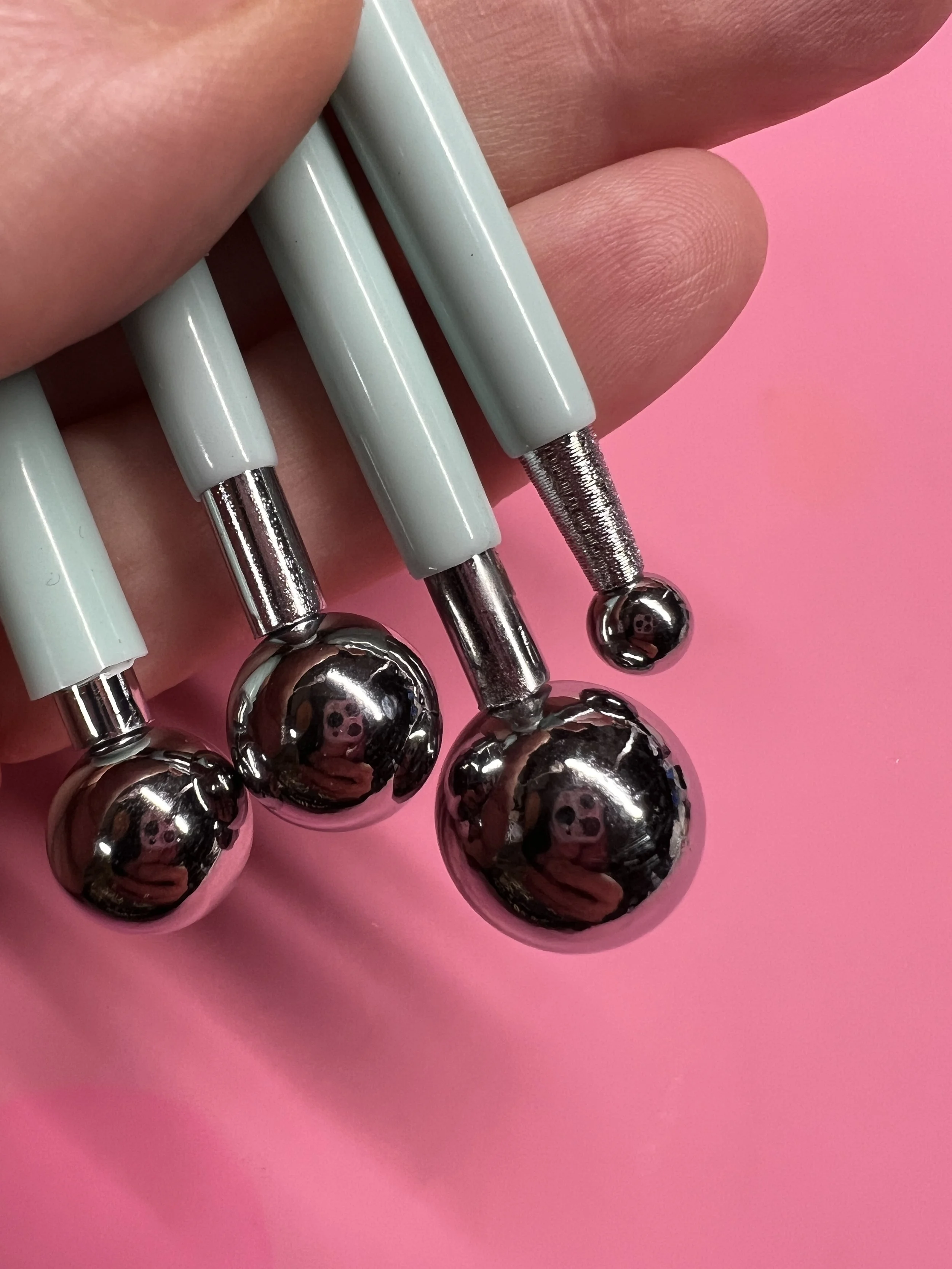 4 Pack Set Ball Styluses Double Ended Multi Size — Virgo's Alchemy