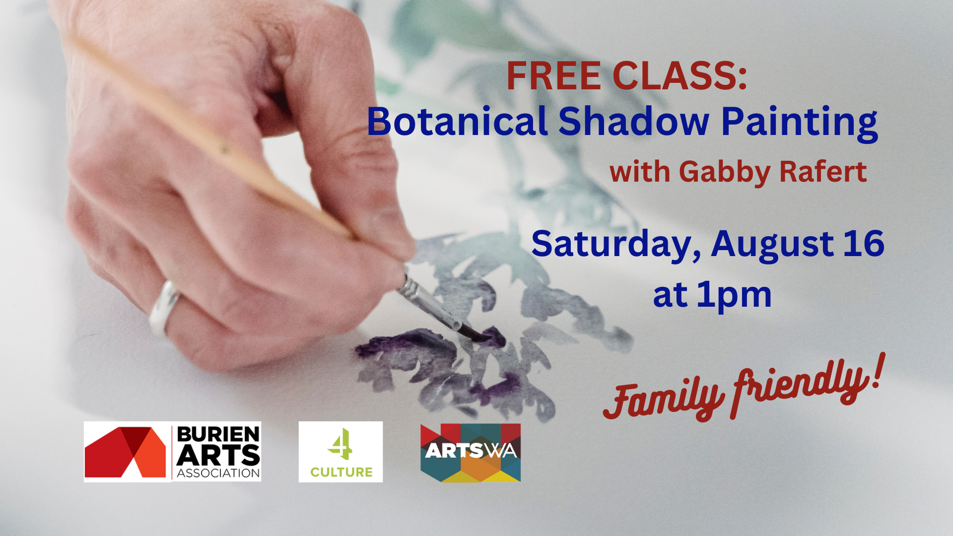 Free Class: Botanical Shadow Painting