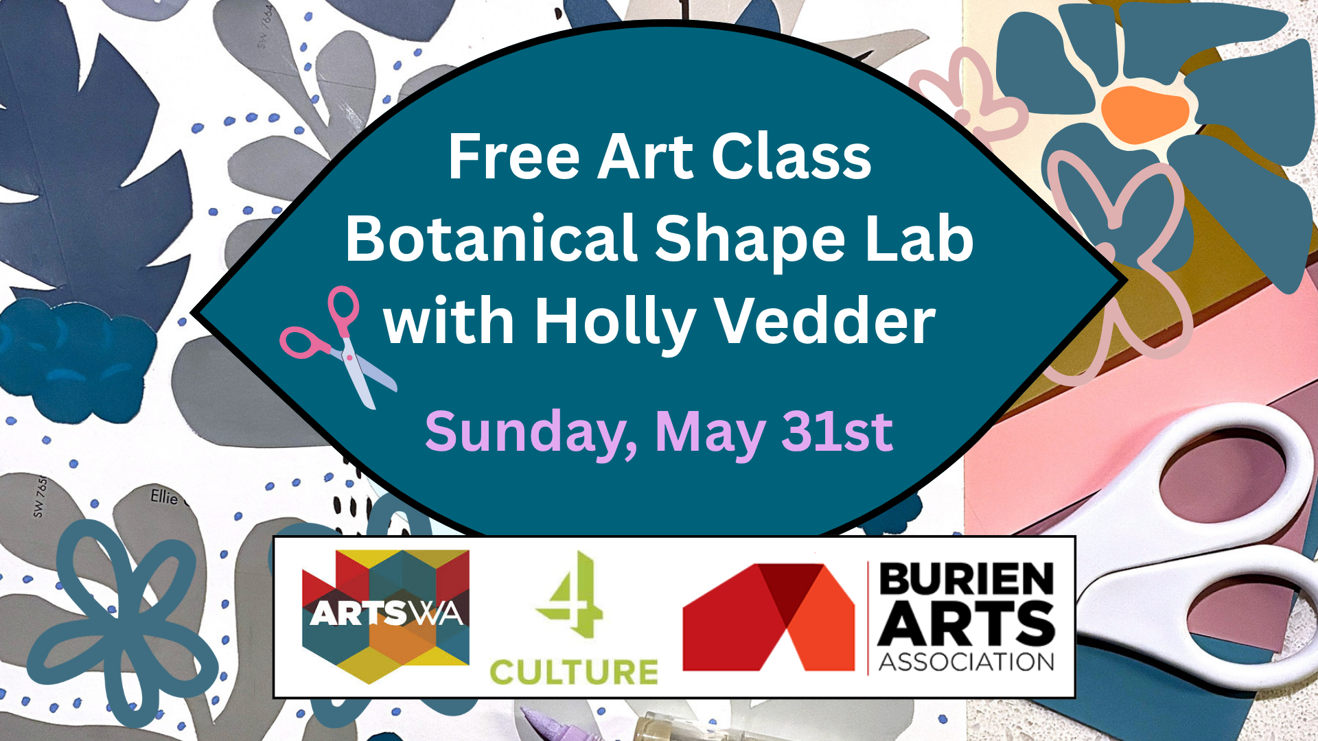 FREE Art Class: Botanical Shapes Lab