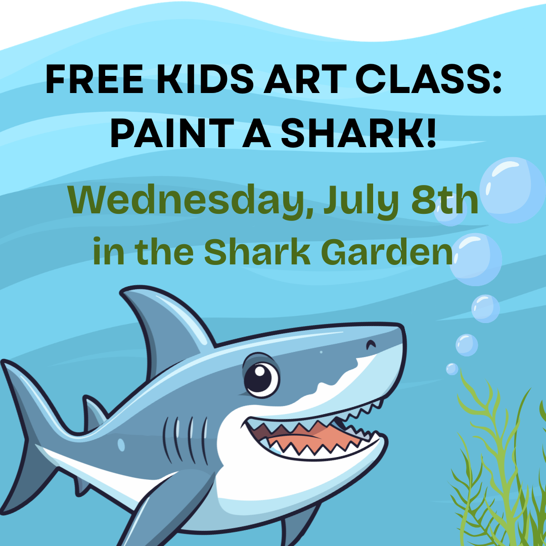 FREE Kids' Art Class: Paint a Shark!