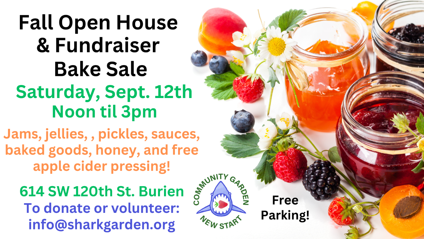 Fall Open House &amp; Bake Sale Fundraiser