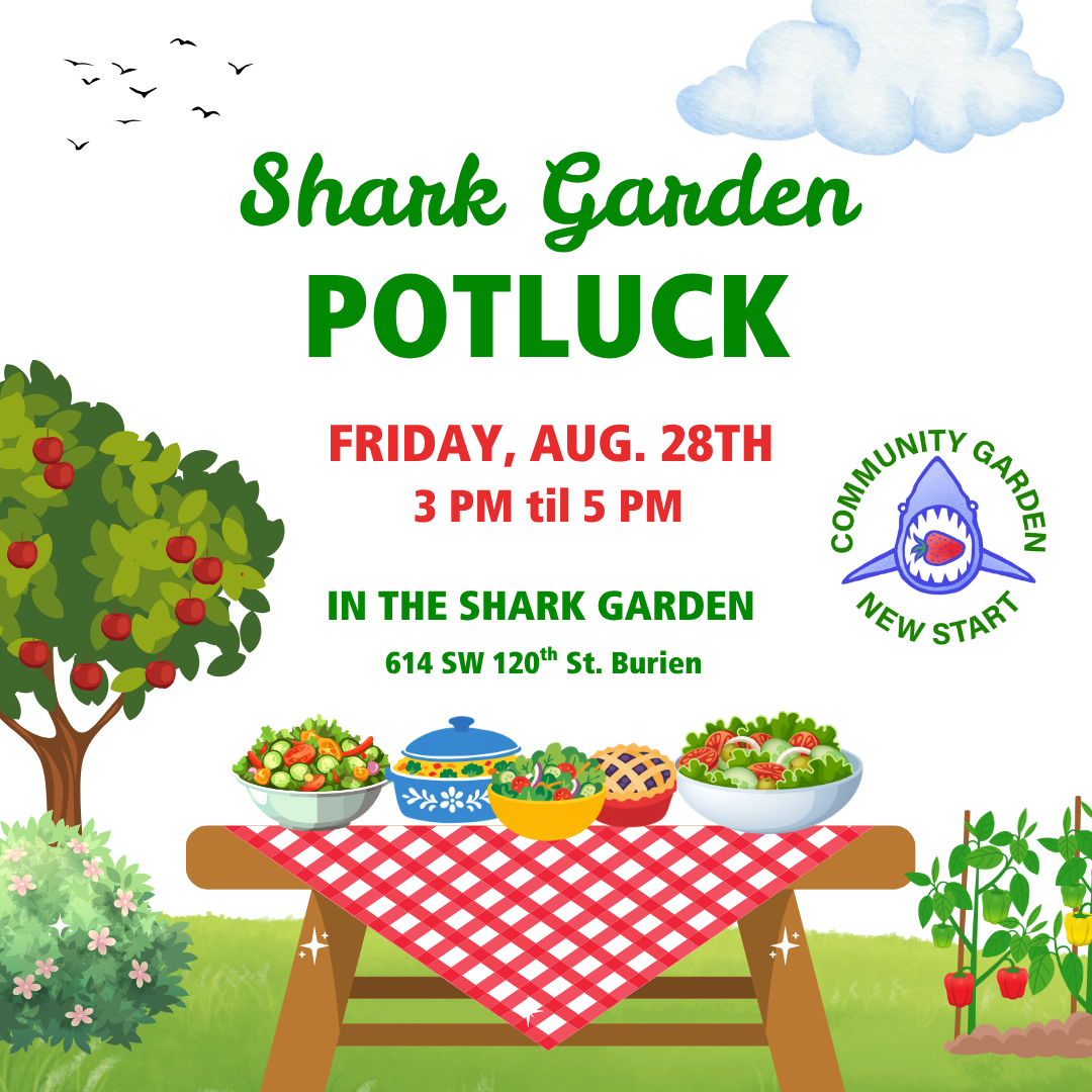 Shark Garden Celebration Potluck
