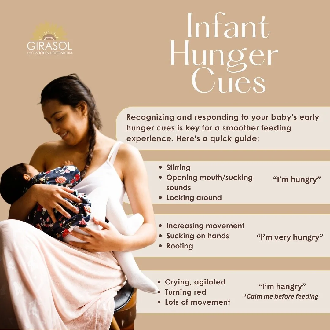 Mastering the art of recognizing and responding to your baby’s hunger cues is key for a smooth mealtime experience! š¼ A few tips to keep in mind:
š Early Hunger Cues: Watch for subtle signs like increased alertness or hand movements. Avoid w