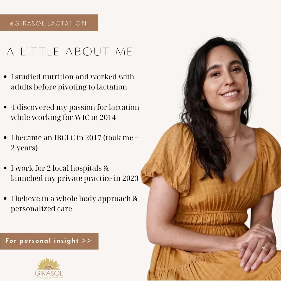 Hi! A little about the person behind Girasol Lactation š» 
I’m Sadye (pronounced: say-dee). I grew up in a border town in South Texas and am therefore bilingual and passionate about serving Spanish-speaking communities. 
I entered into the fi