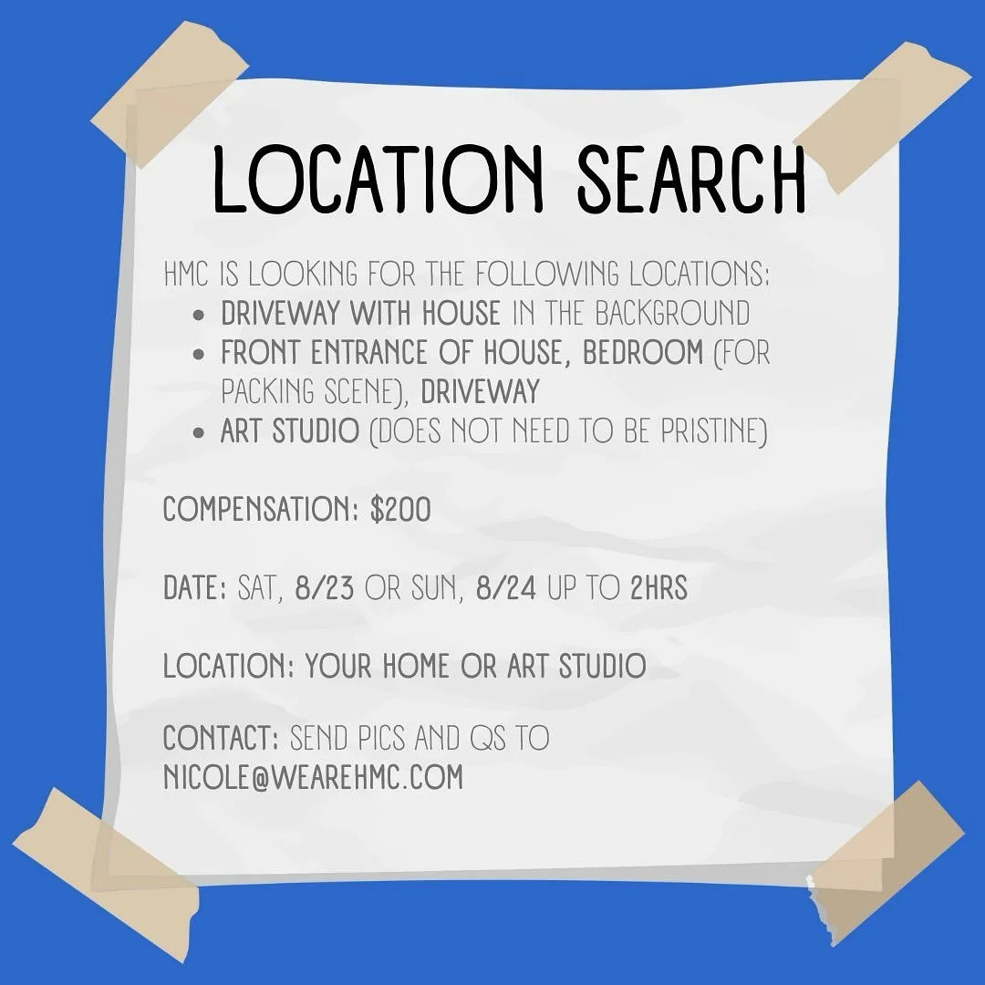 LOCATION SEARCH for @wearehmc tag a friend who has a great location for this shoot! If interested please email Nicole@wearehmc.com