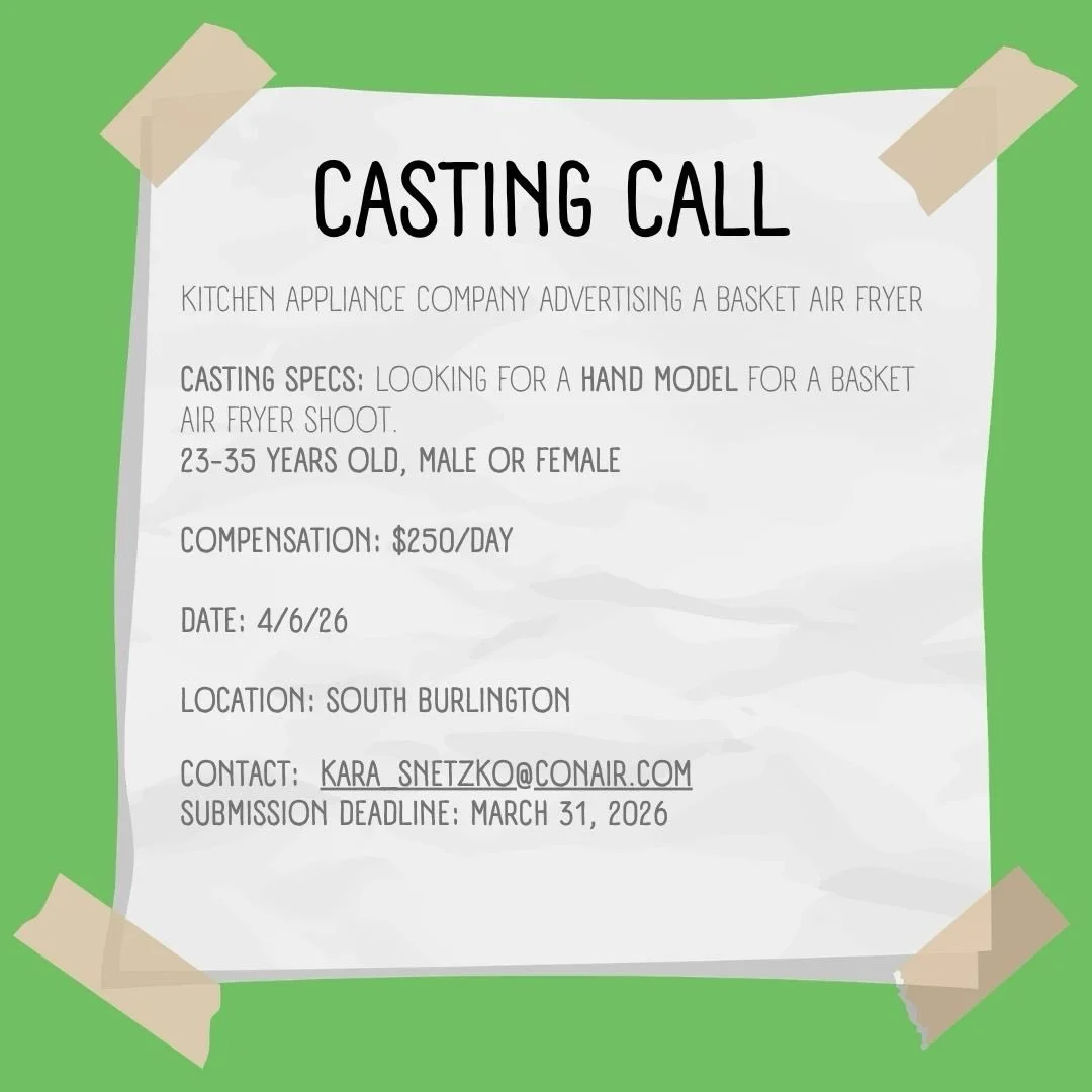 CASTING CALL for @ksnetzko hand model needed! If interested please email kara_snetzko@conair.com