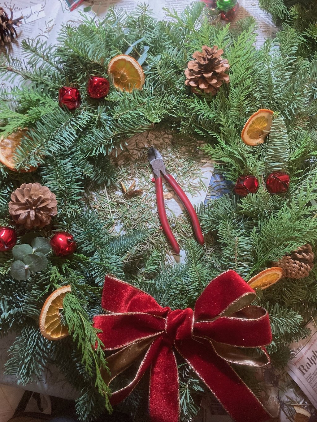 Evergreen wreath worktable.jpeg