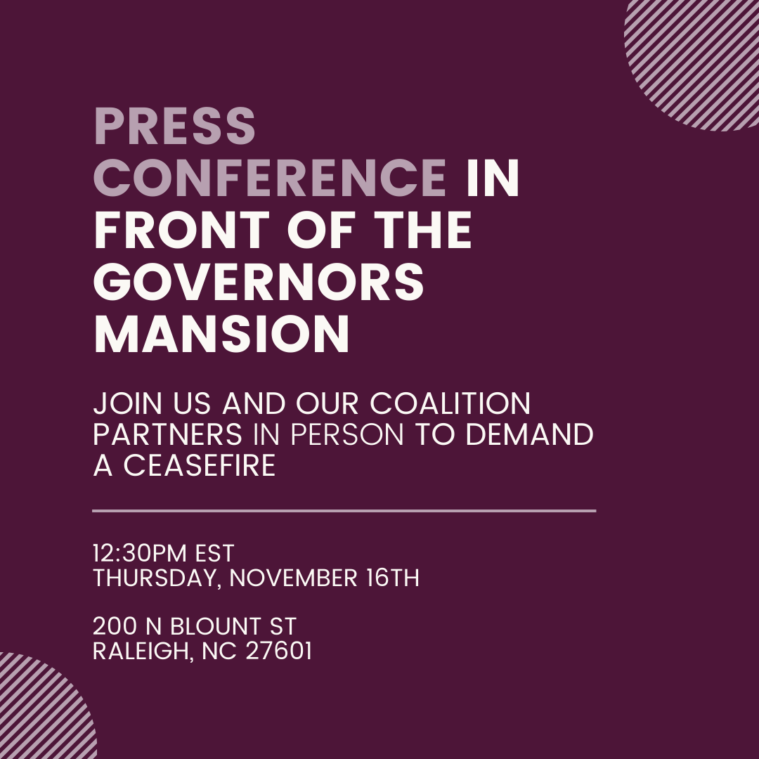 Press Conference on Palestine  