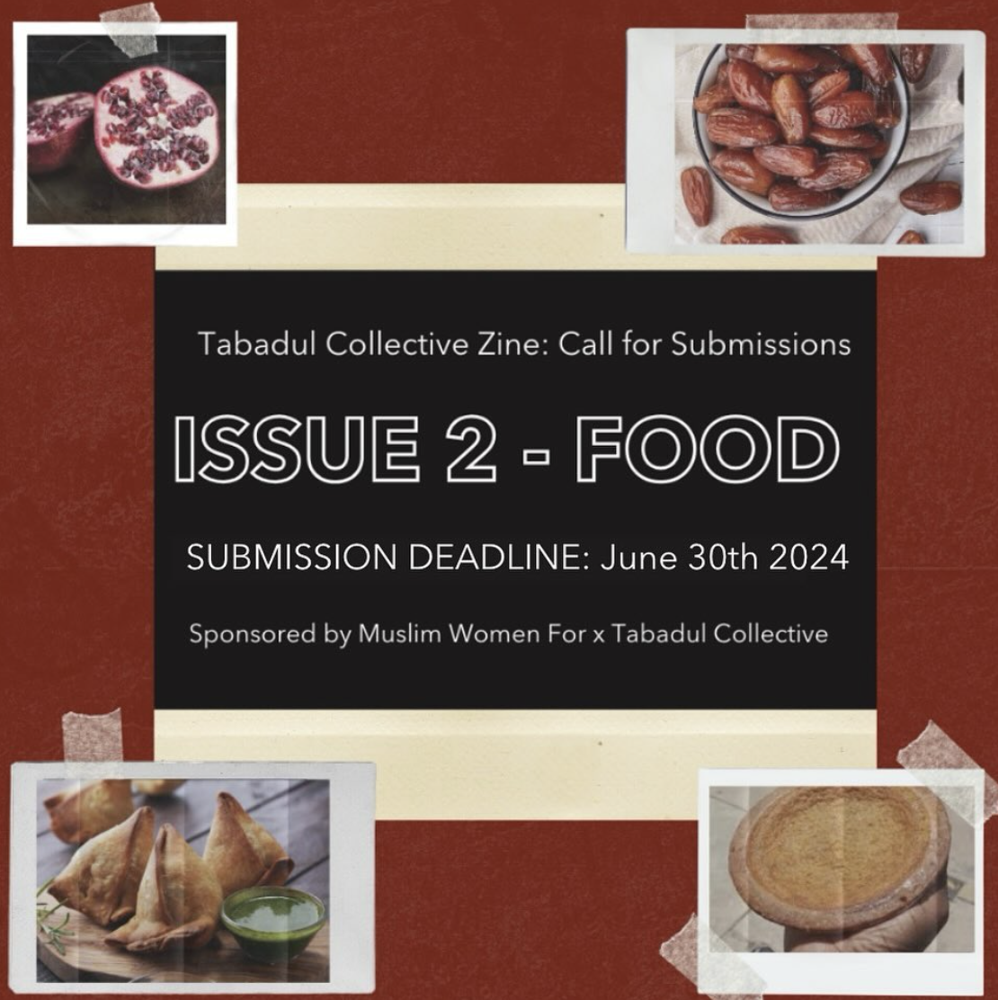 Submission Deadline: Zine #2 Food 