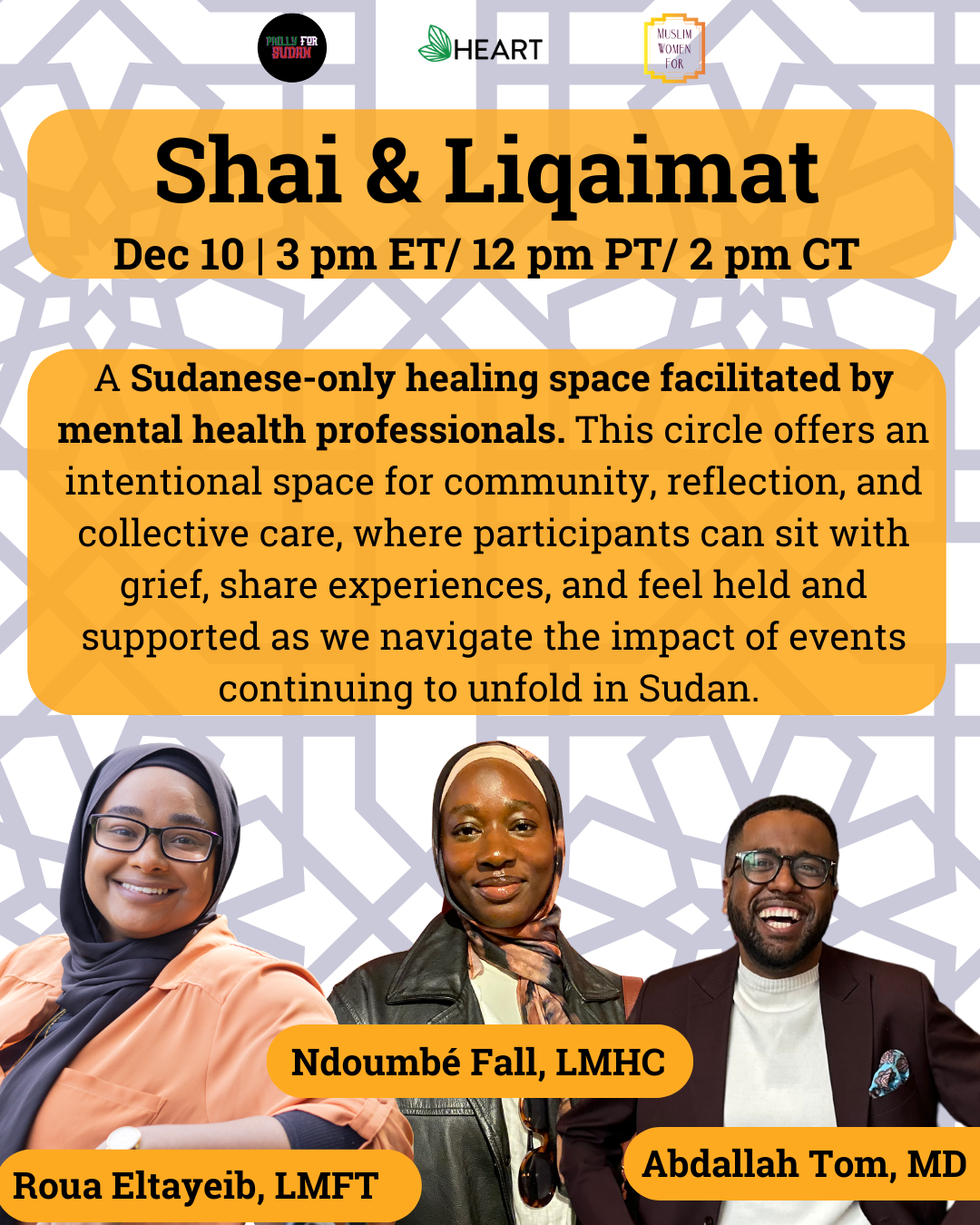 Virtual Sudanese Healing Space 
